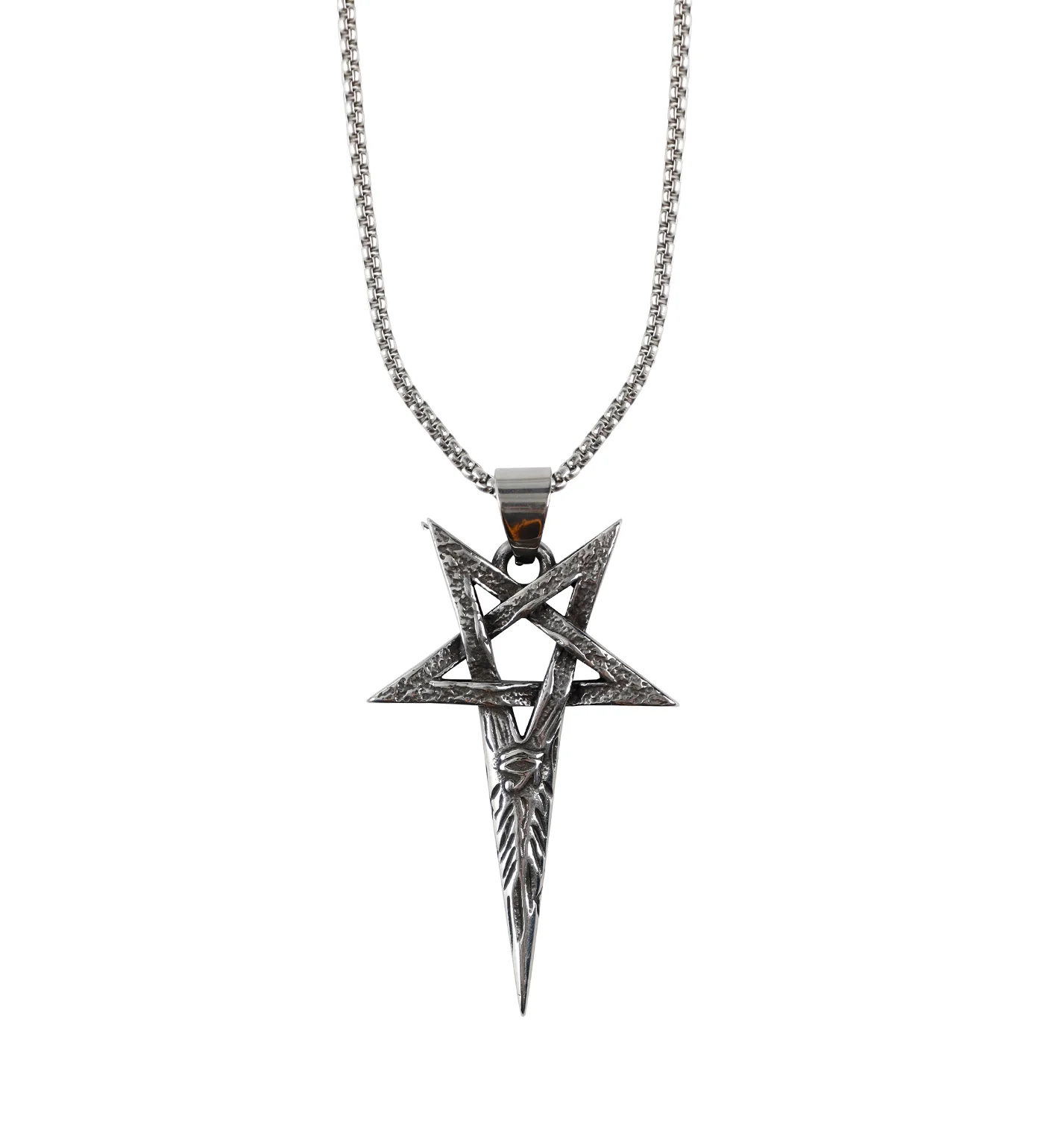 Pentagram Spike, Stainless Steel (2E)