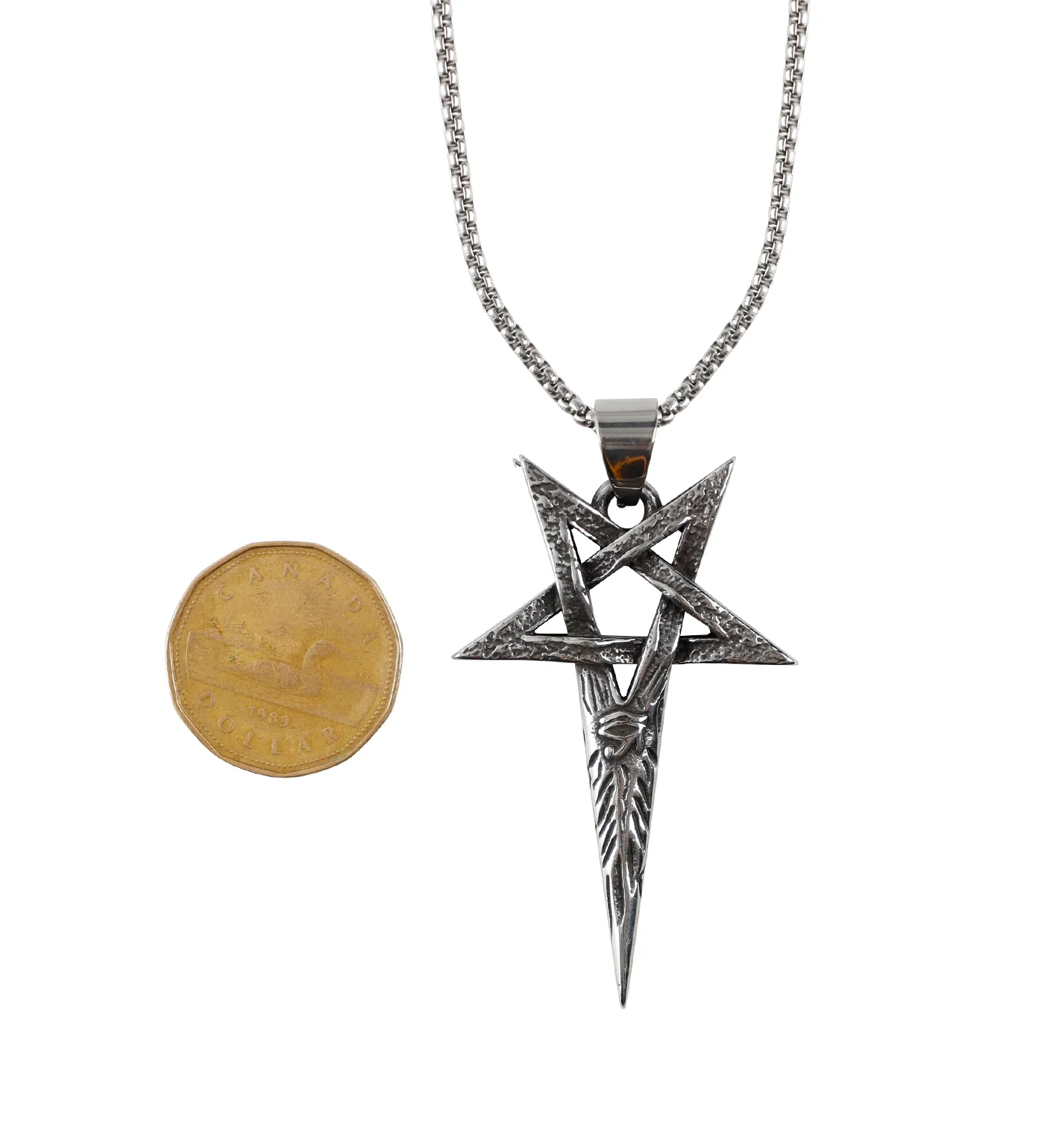 Pentagram Spike, Stainless Steel (2E) - Image 2