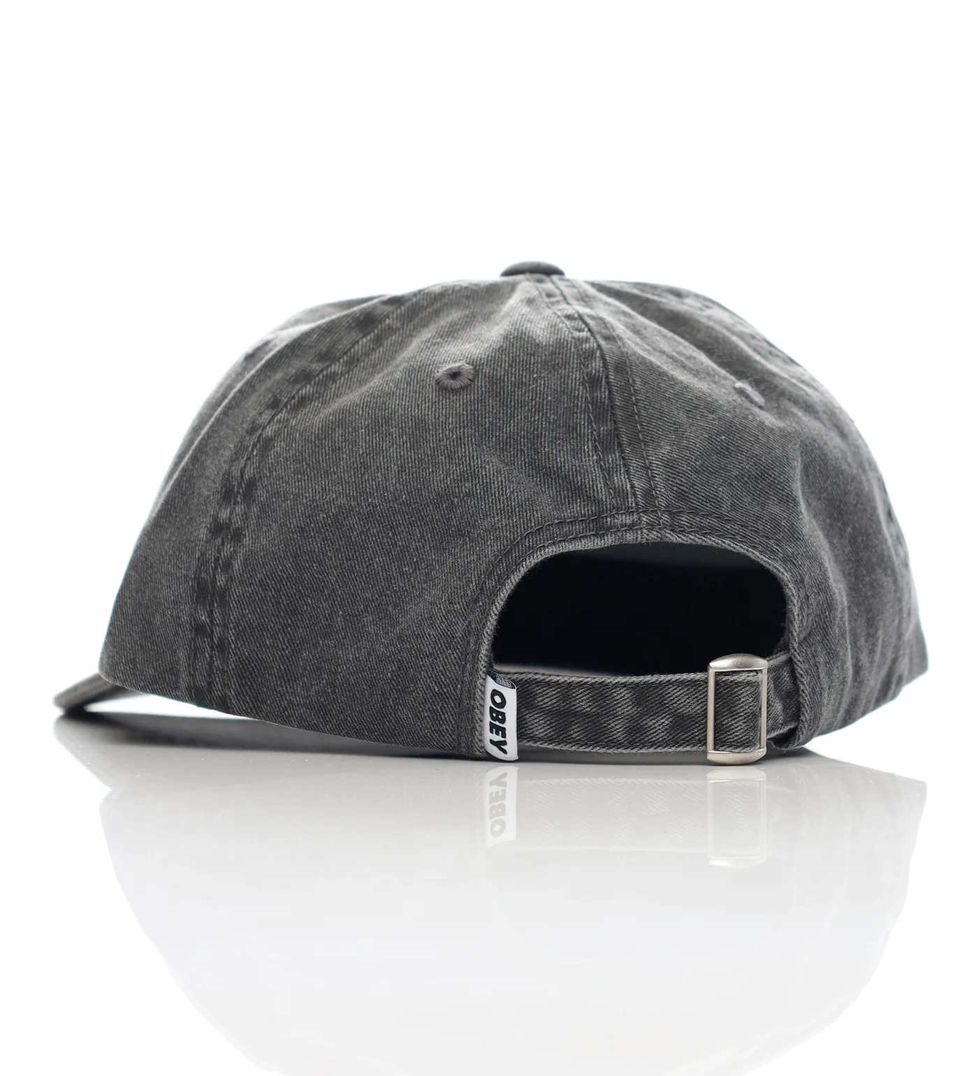 Pigment Bold 6 Panel Strapback, Pigment Black - Image 2