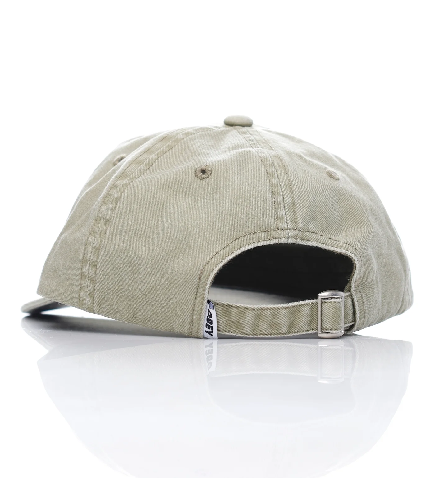 Pigment Bold 6 Panel Strapback, Pigment Khaki - Image 2