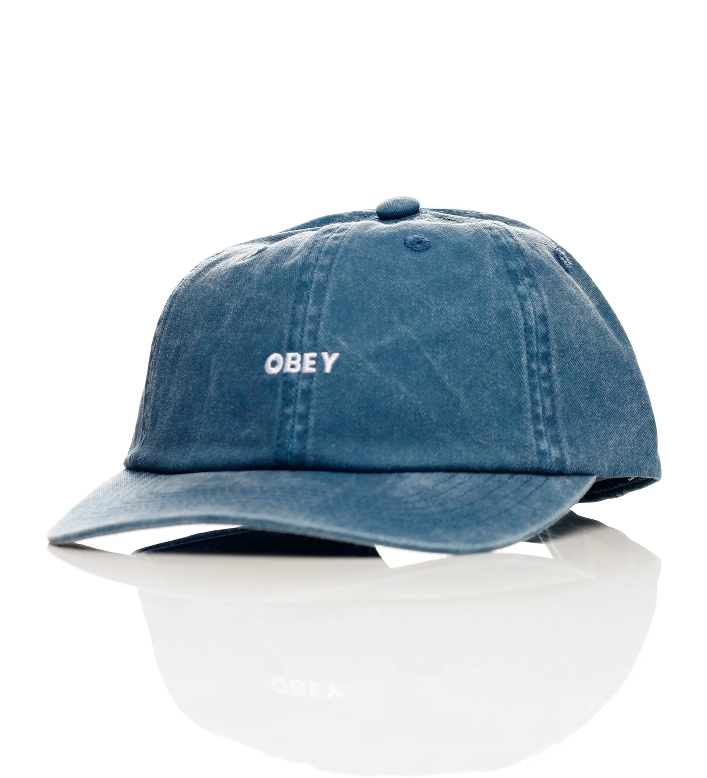 Pigment Bold 6 Panel Strapback, Pigment Navy