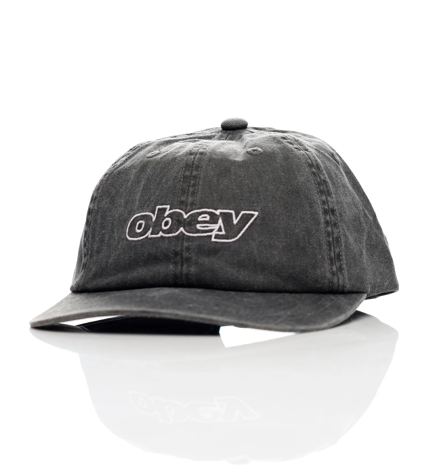 Pigment Slanted 6 panel, Pigment Black