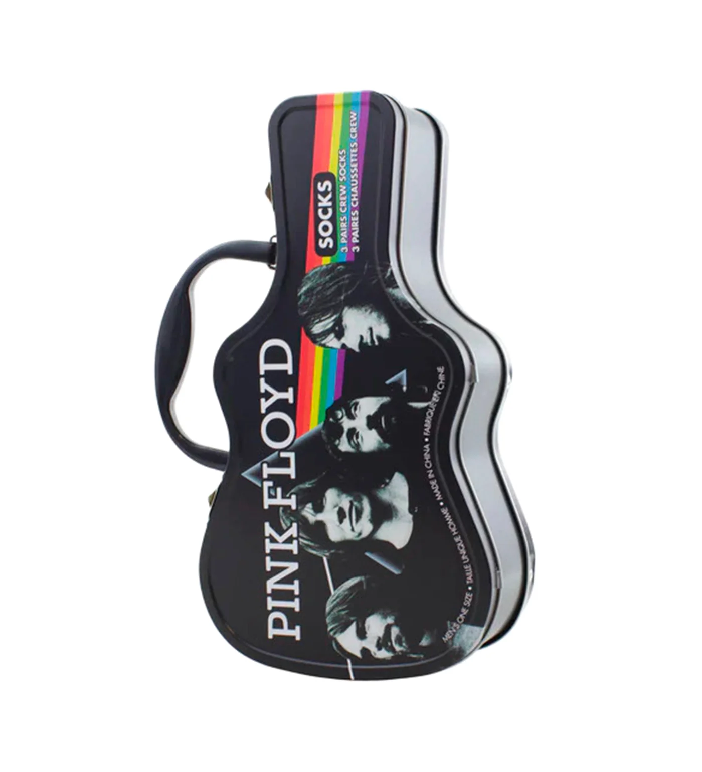Pink Floyd 3 Pair Socks-Guitar Tin