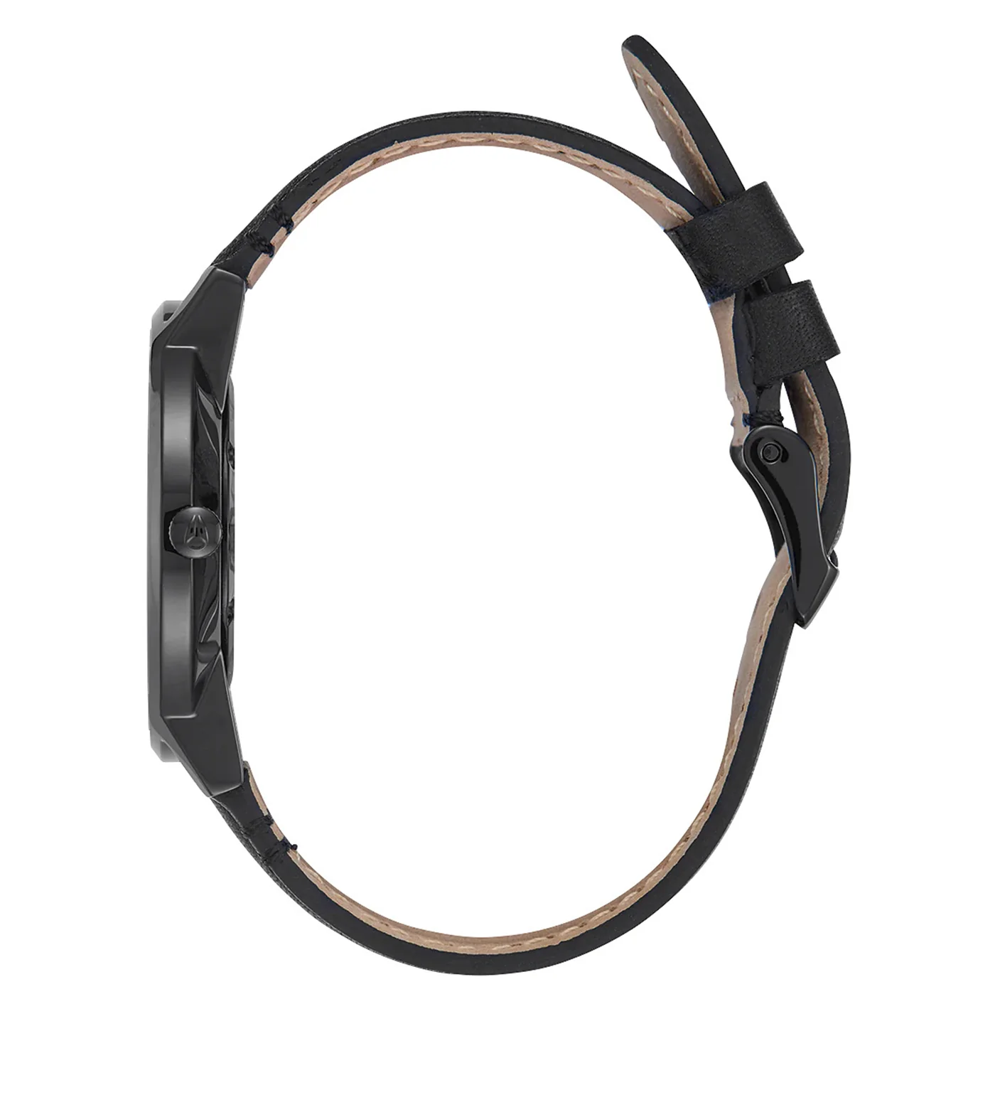 Porter Leather, All Black/Gold - Image 2