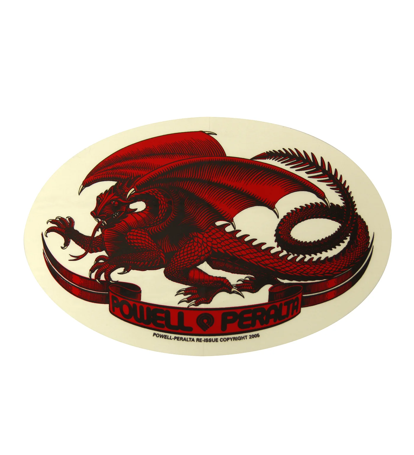 Oval Dragon, Red