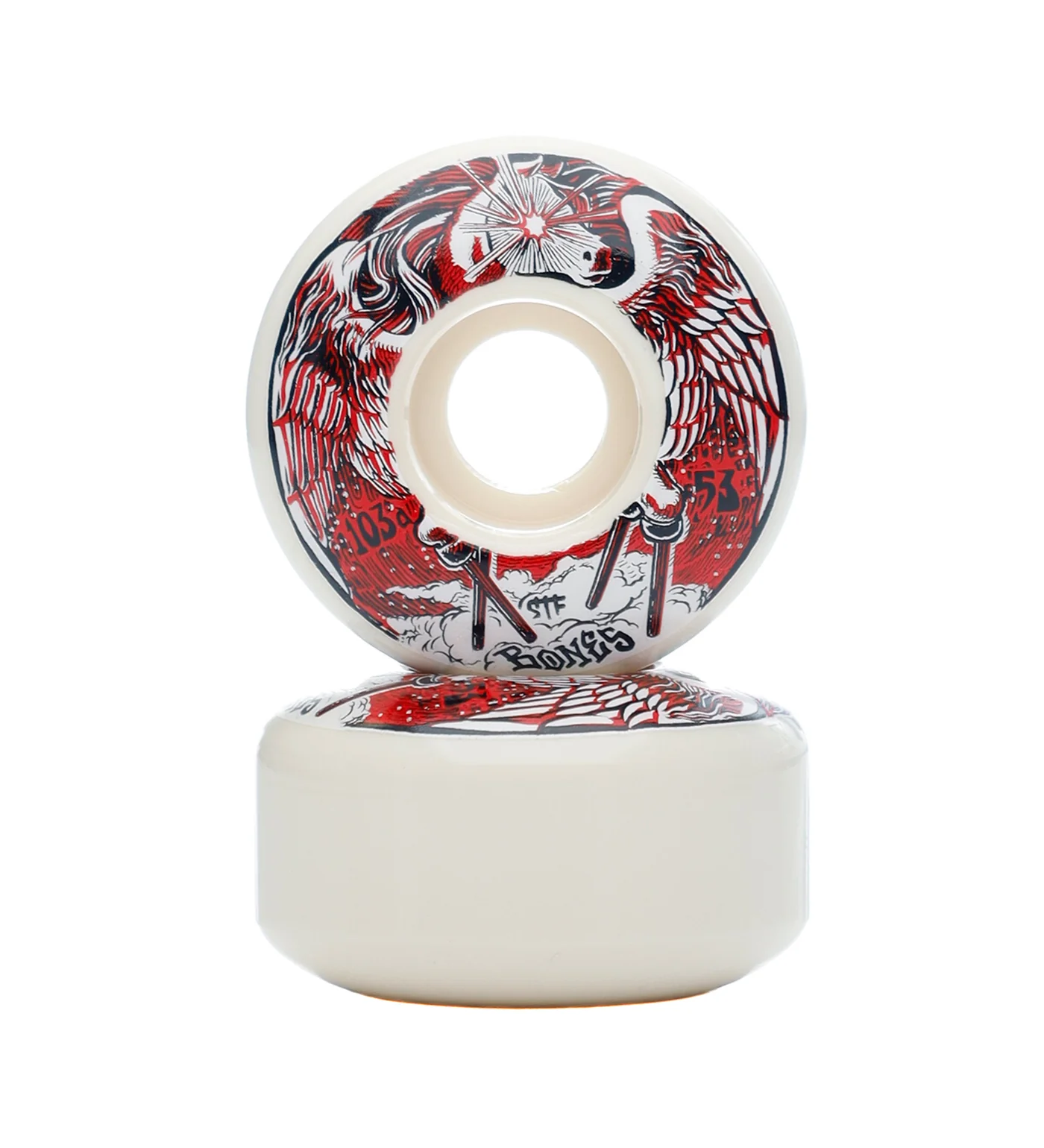 Preg-Leg-Asus STF 103a, White/Red