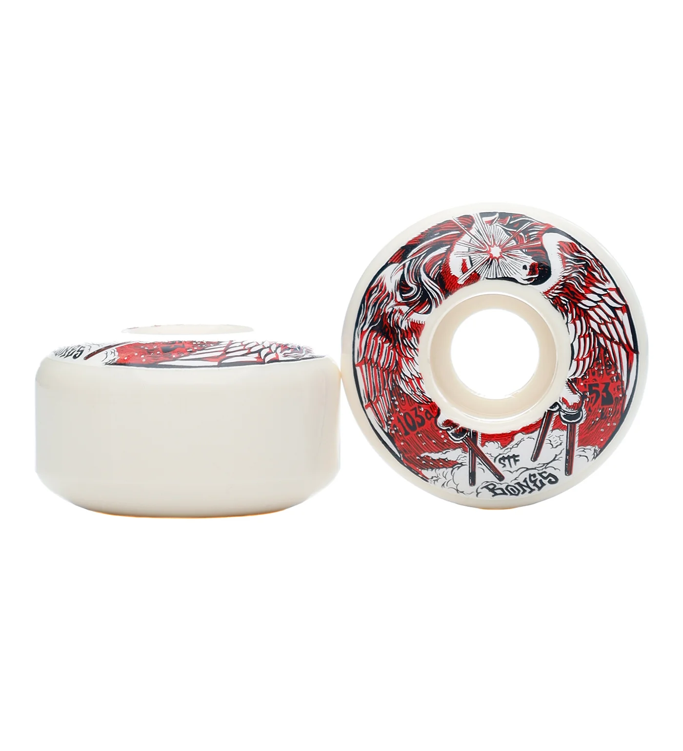 Preg-Leg-Asus STF 103a, White/Red - Image 2