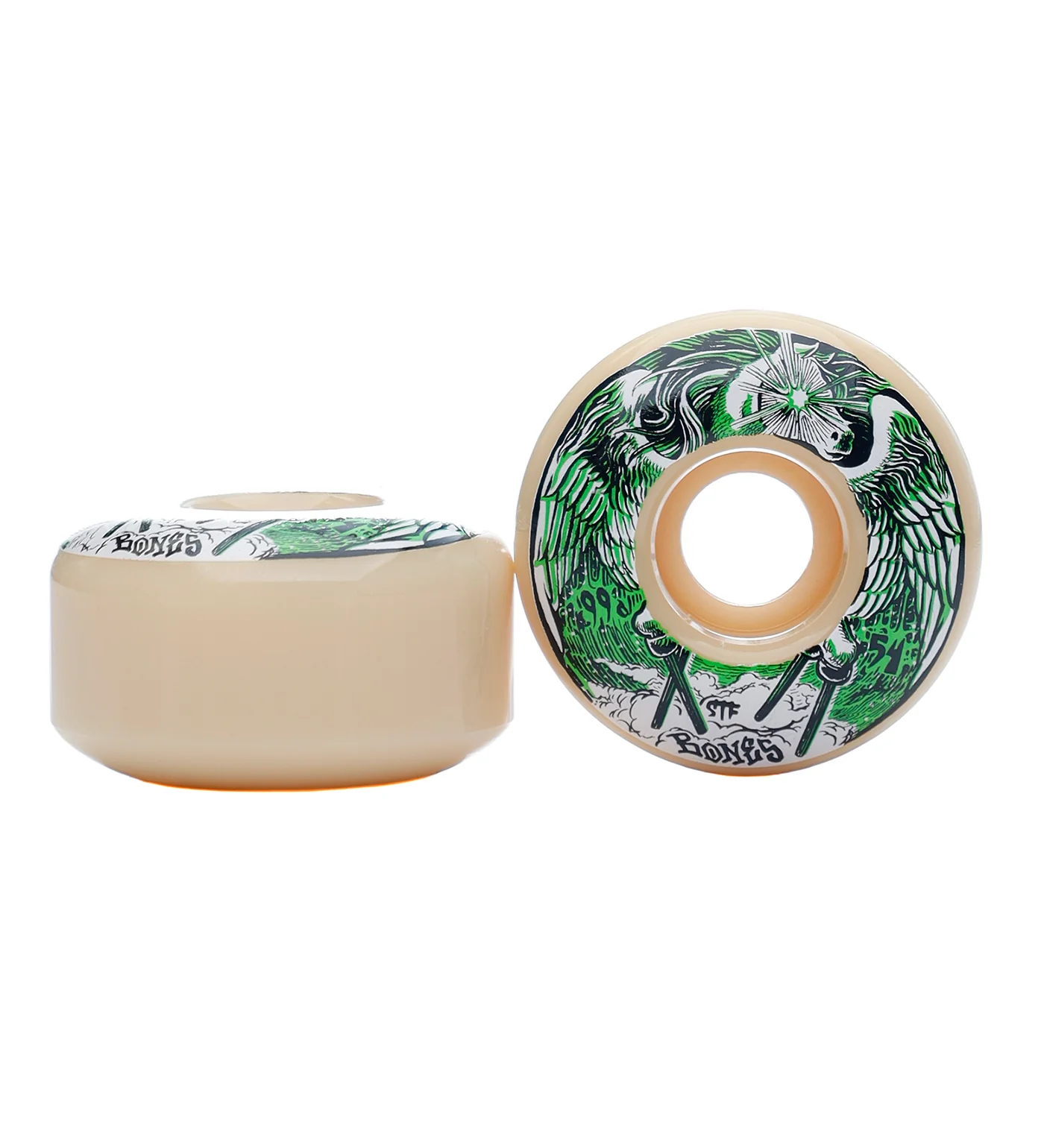 Preg-Leg-Asus STF 99a, White/Green - Image 2