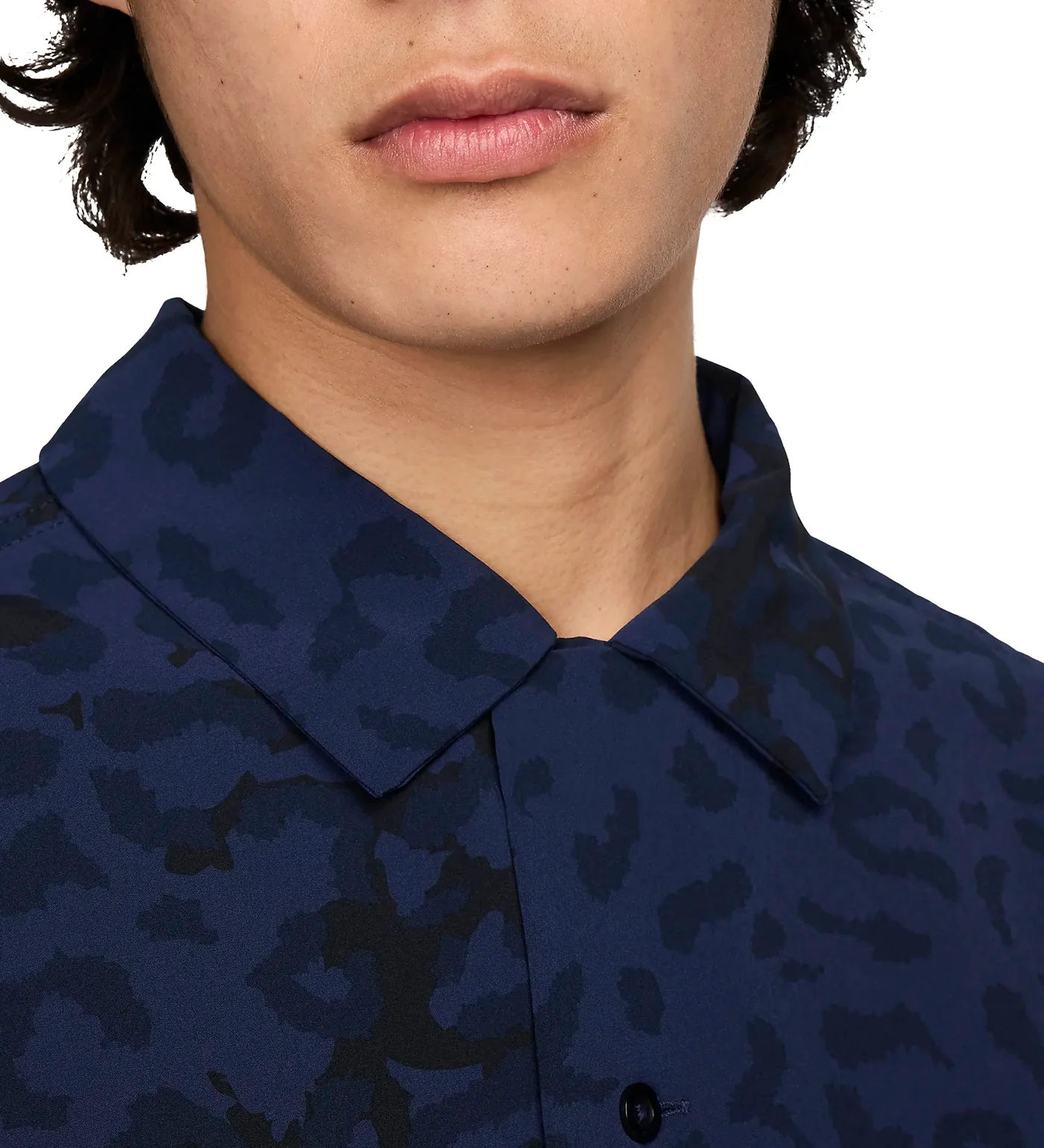 Print Bowler Button Down Shirt, Navy - Image 2