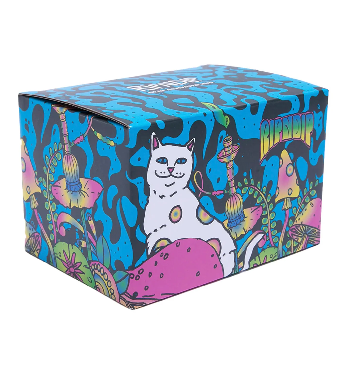 Psychedelic Heat Changing Mug, Black - Image 5
