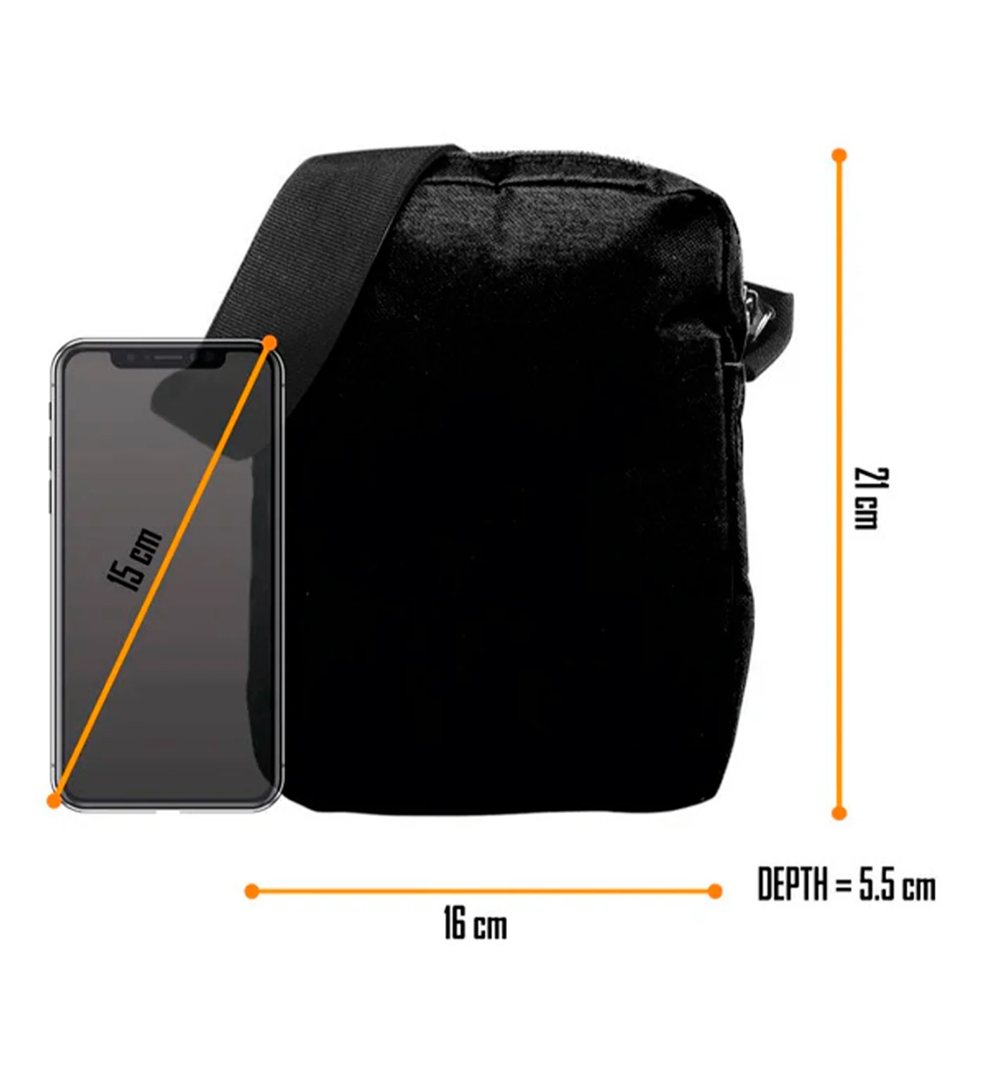 Psychosocial - Crossbody Bag, Black - Image 3