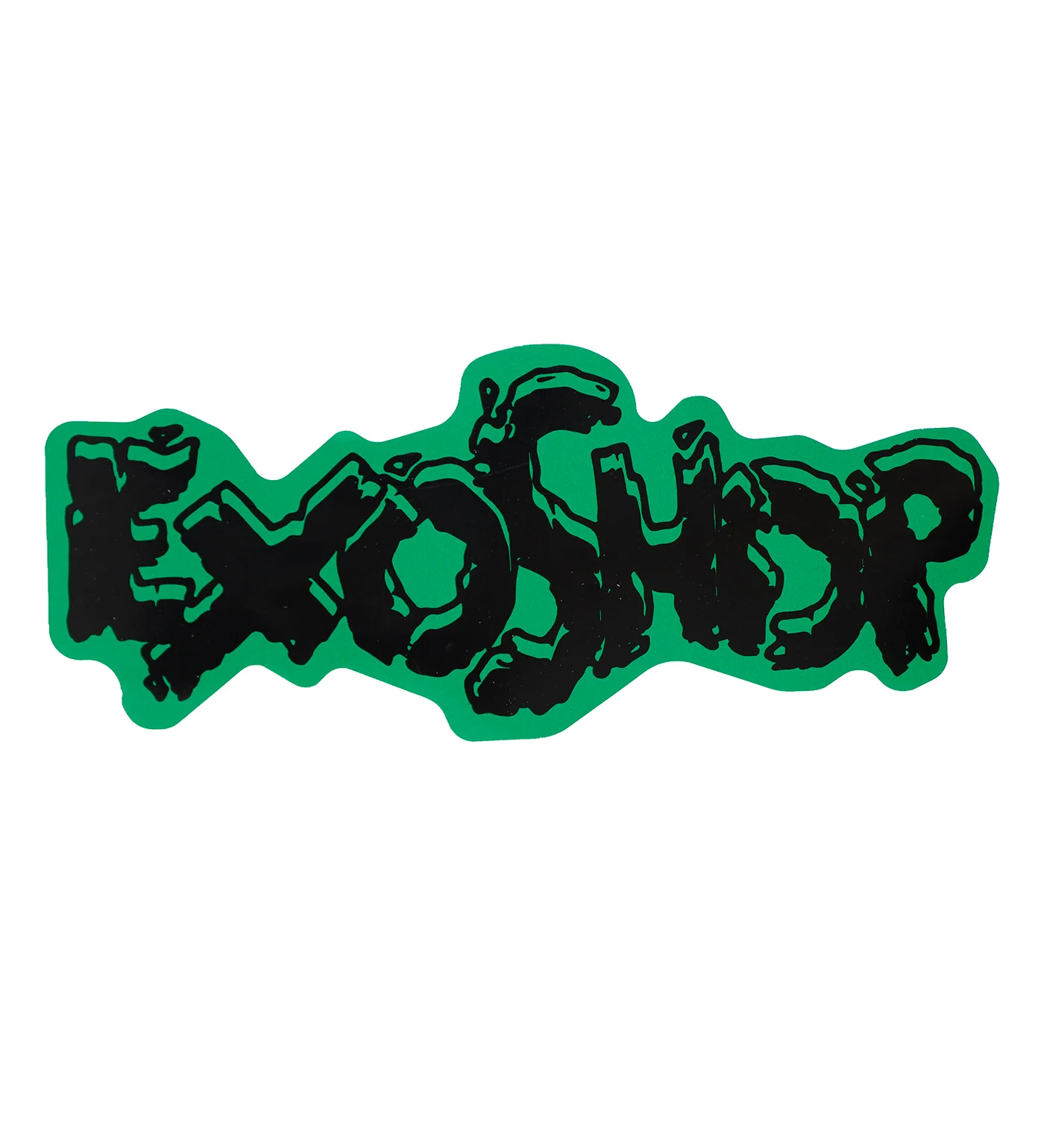 Punch Die-Cut Large, Black/Green (J)