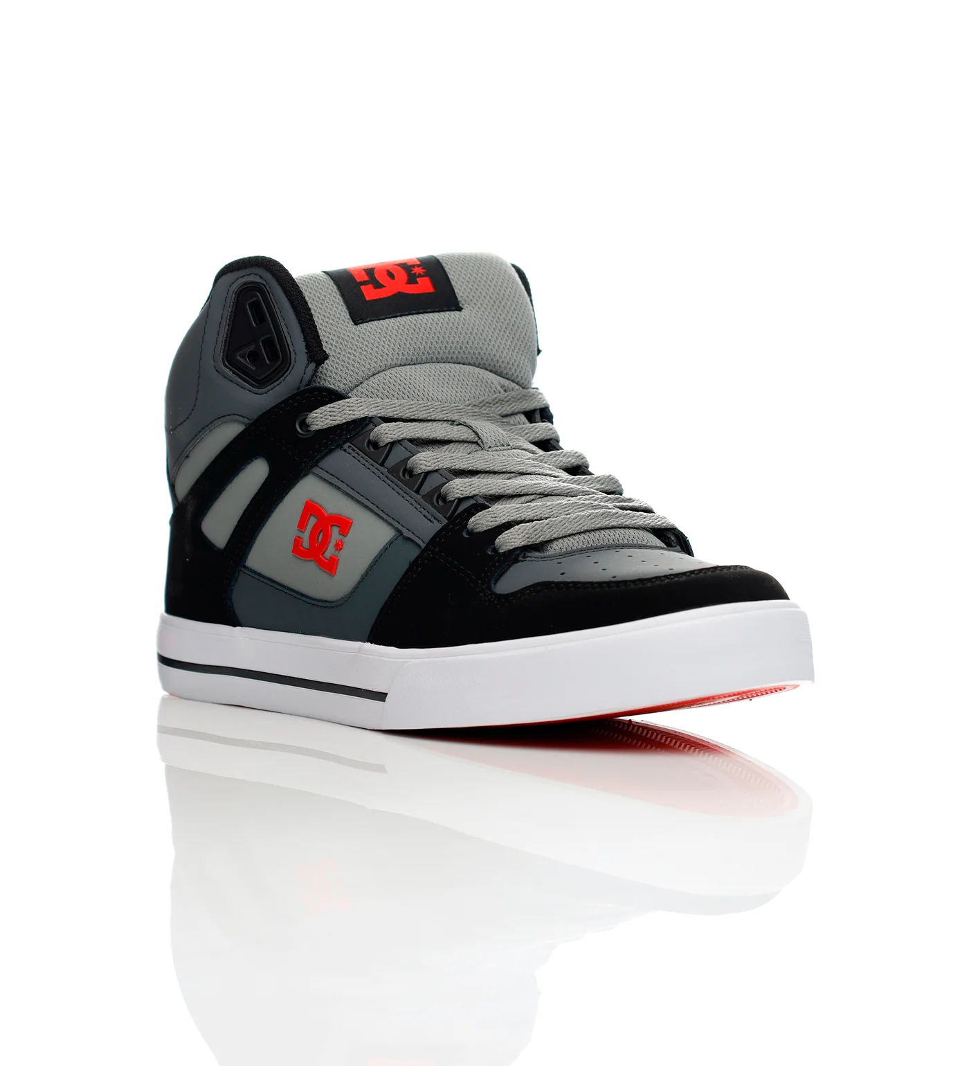 Pure High-Top WC, Grey/Black/Red - Image 2