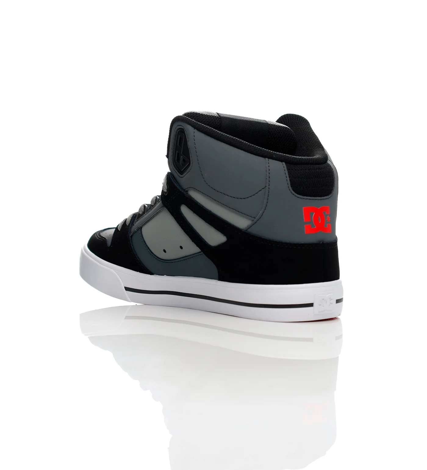 Pure High-Top WC, Grey/Black/Red - Image 3