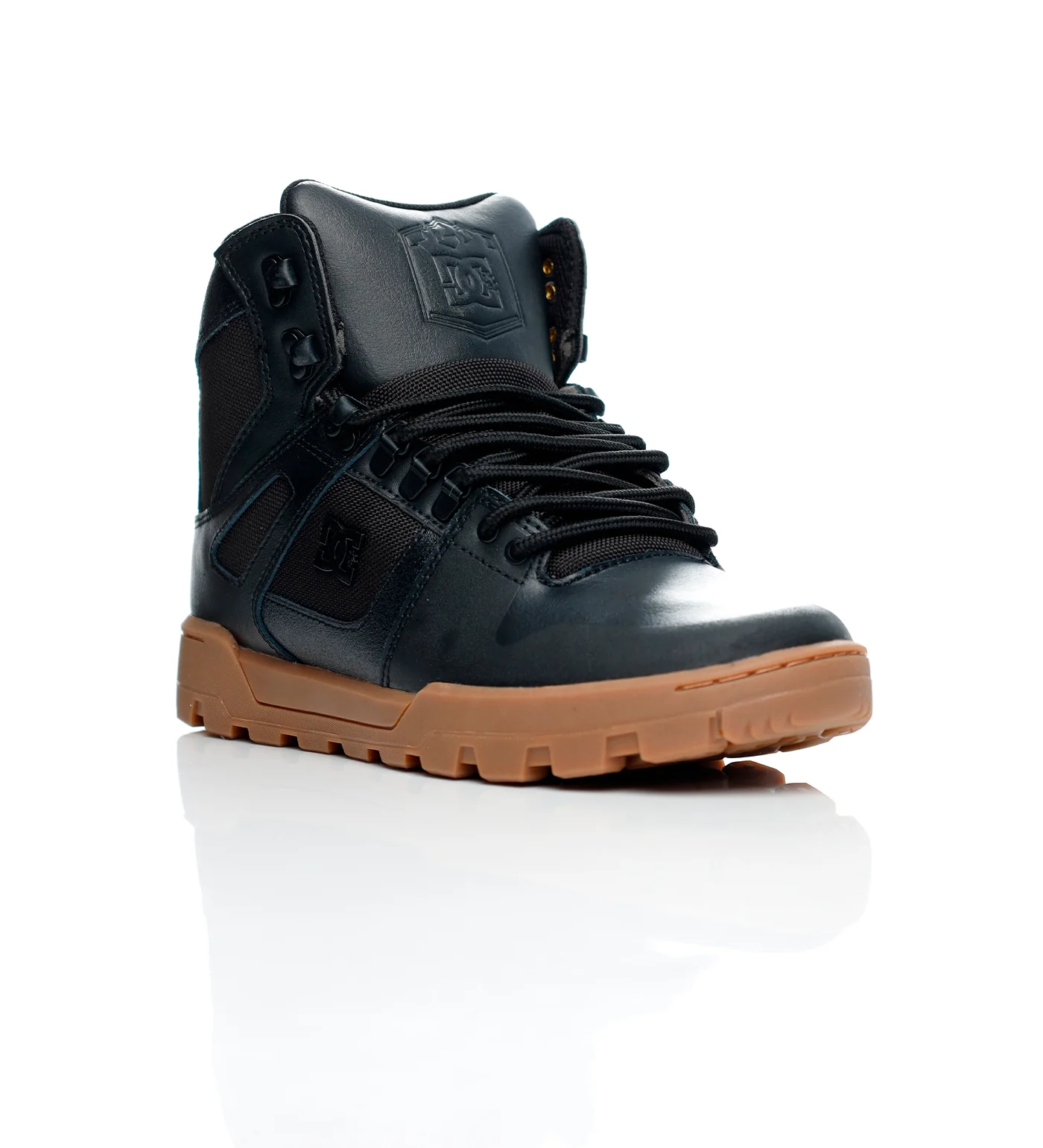 Pure High-Top Wr Boot, Black/Gum - Image 2