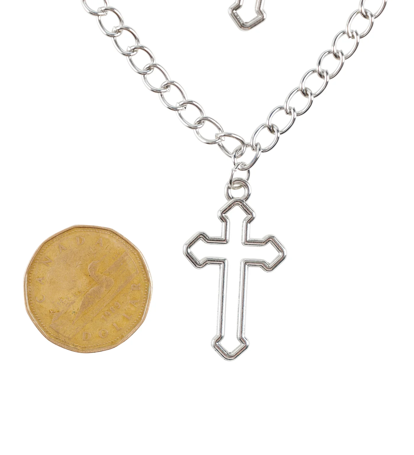 Quad Cross Choker, Silver(2A) - Image 2