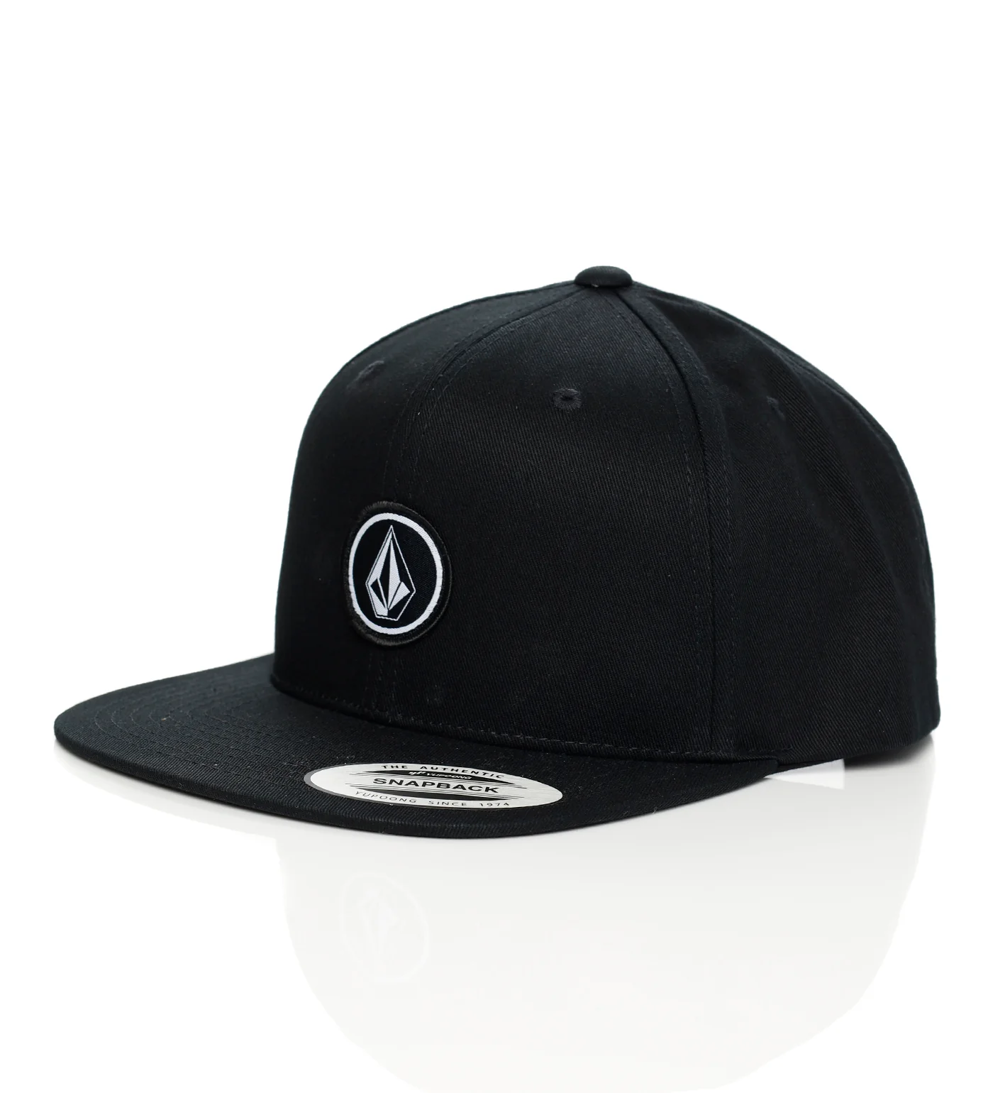 Quarter Twill Snapback, Black