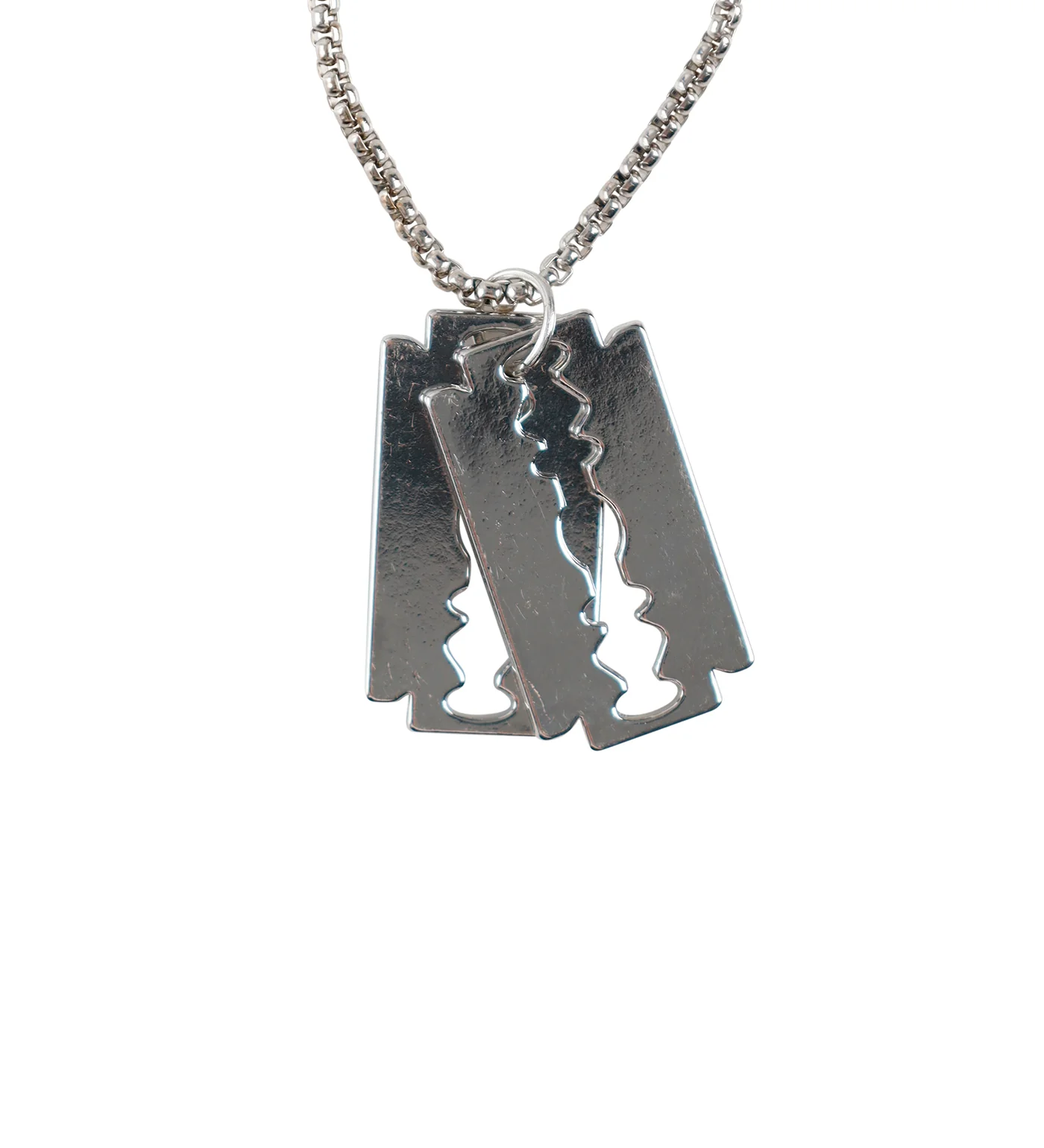 Razor Dog Tag, Silver(2E)