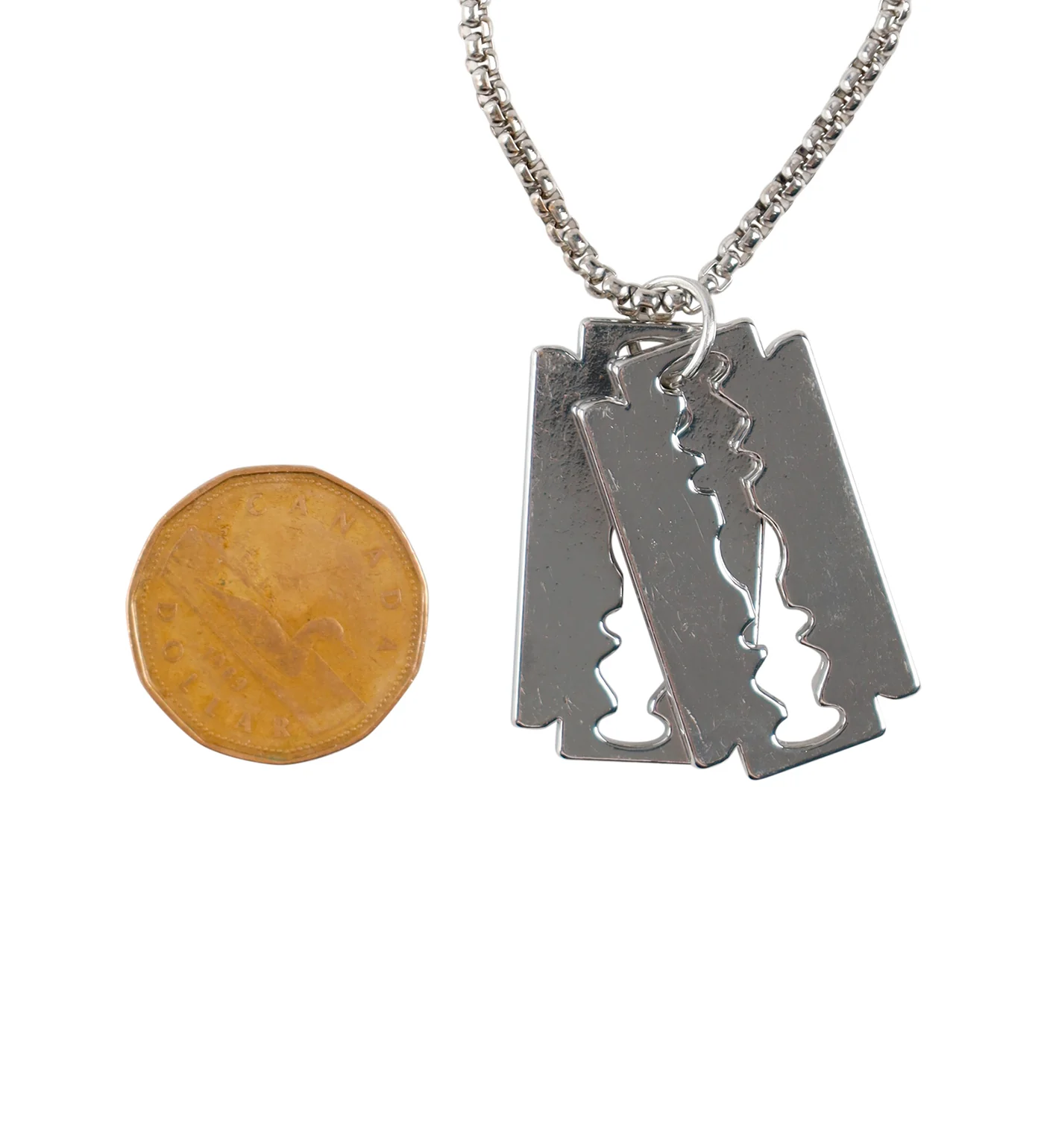 Razor Dog Tag, Silver(2E) - Image 2