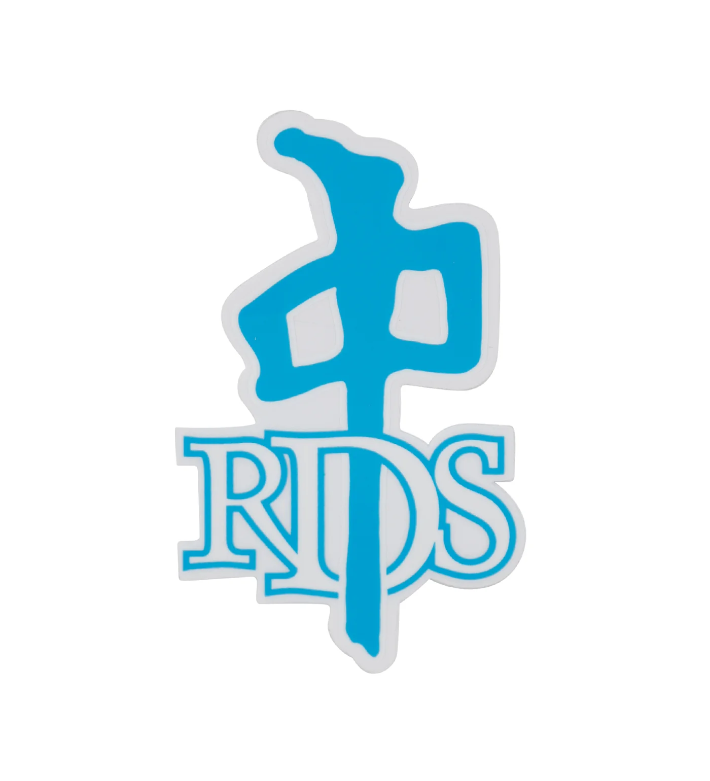 O.G Logo Small, Sky Blue / White