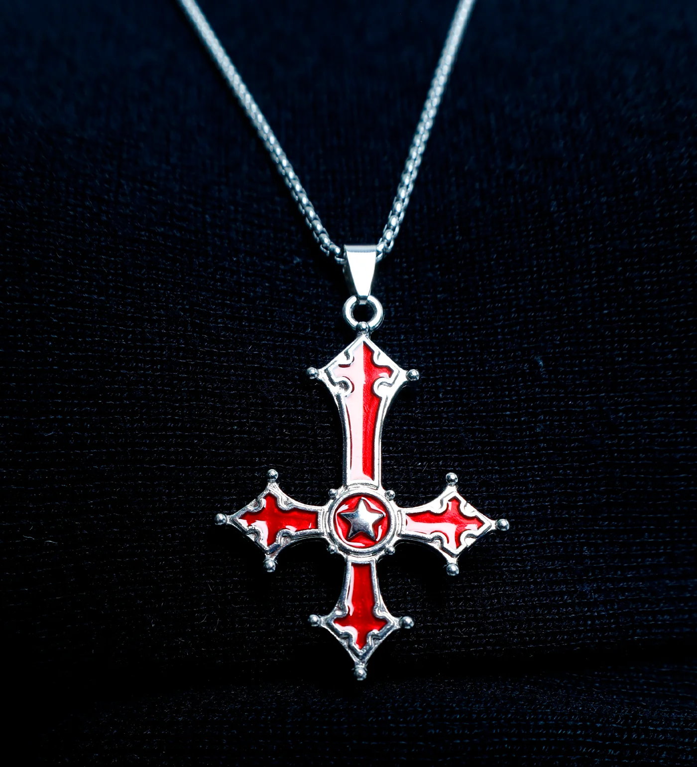 Red Inverted Cross, Red/Silver(2B) - Image 5