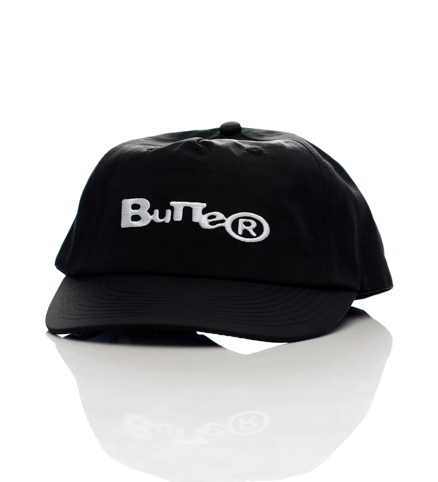 Registered 5 Panel Snapback, Black