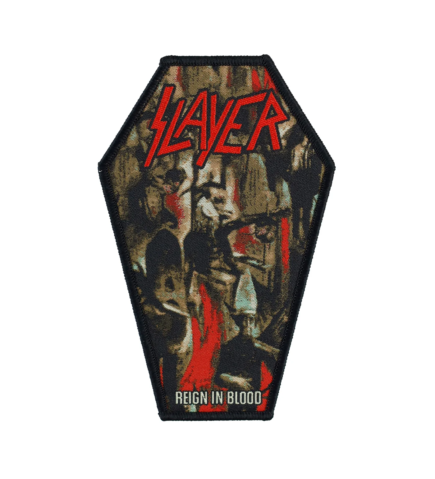 Reign In Blood Coffin, Black Border