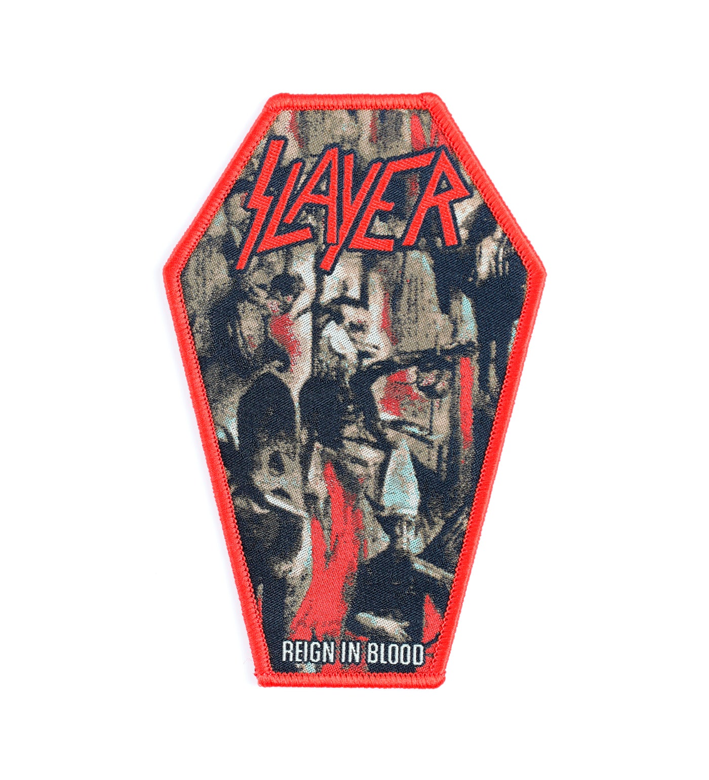 Reign In Blood Coffin, Red Border