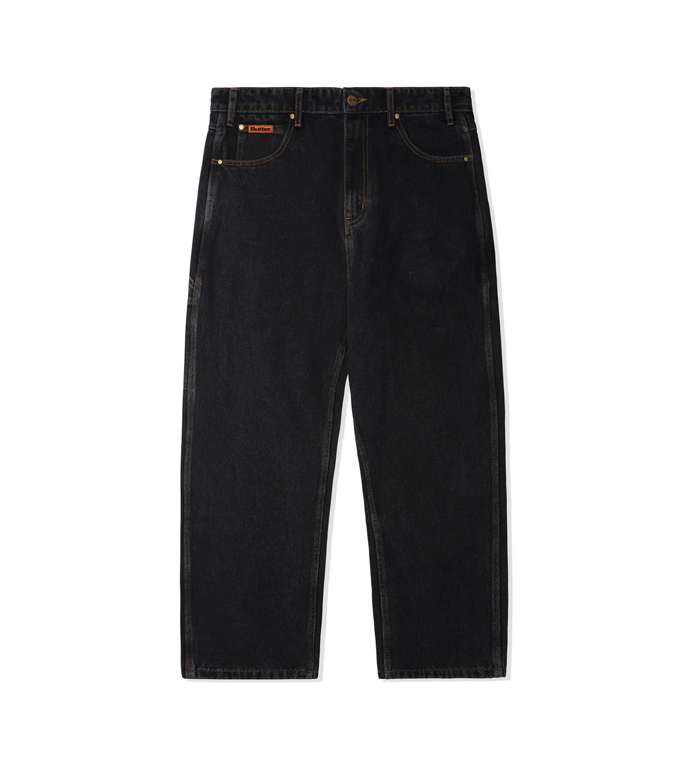 Relaxed Denim, Washed Black