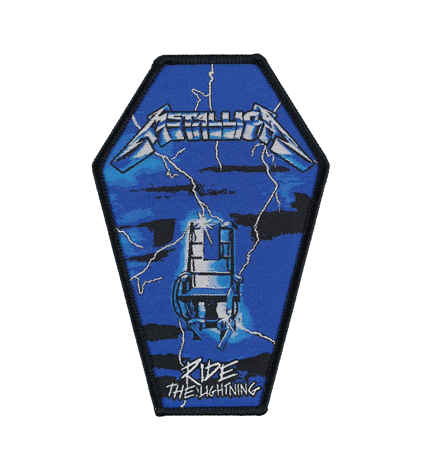 Ride The Lightning Coffin, Black Border