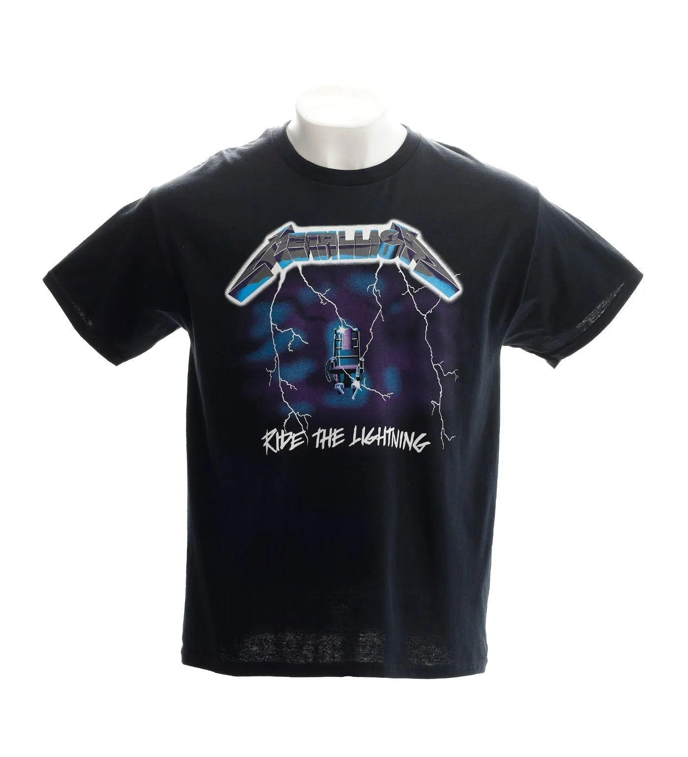 Ride The Lightning/Front Print, Black