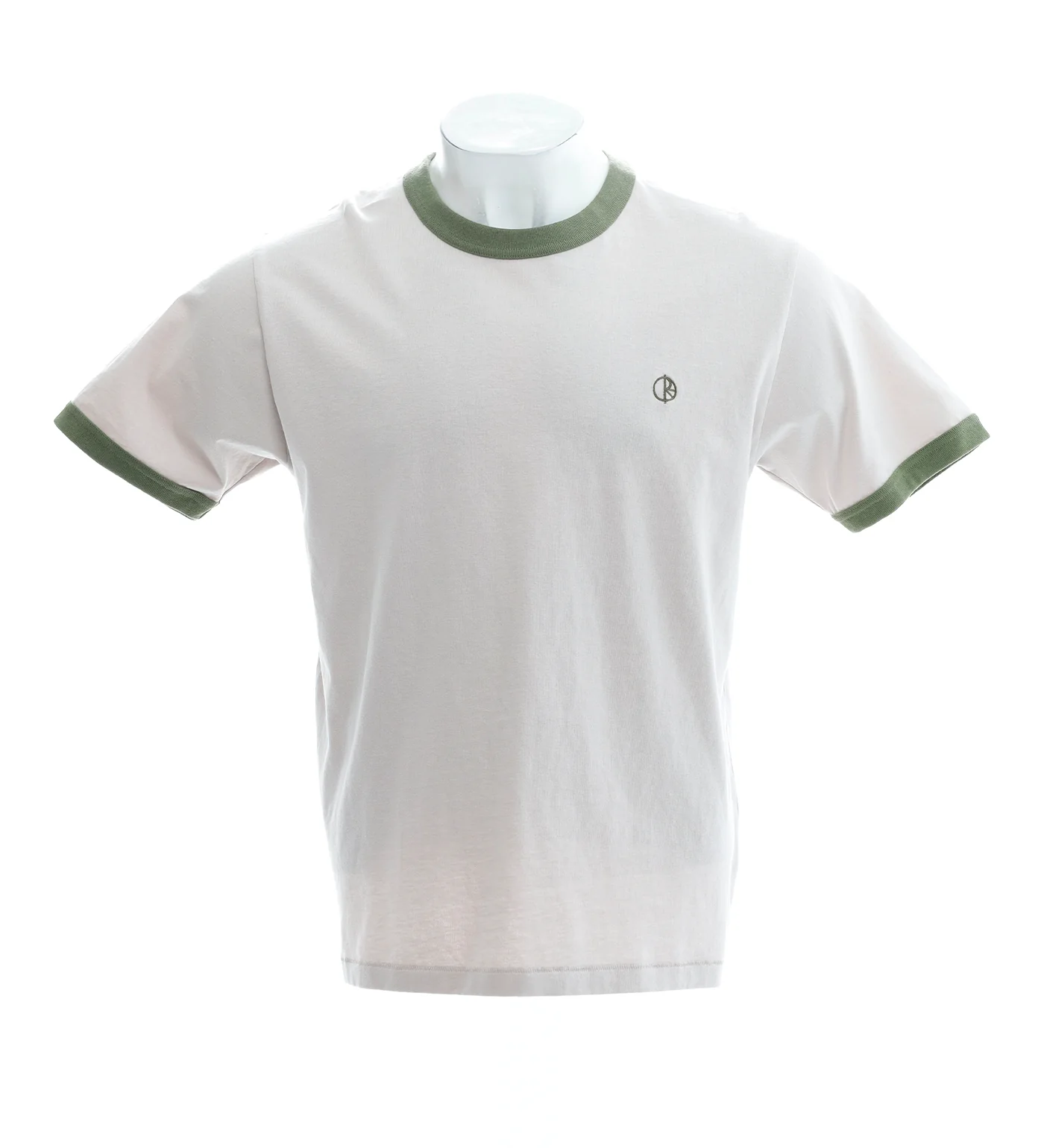 Ringer, Pale Taupe/Army Green