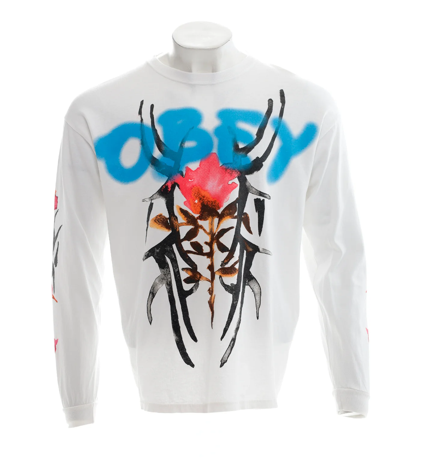 Rose Tribal Vintage L/S, White