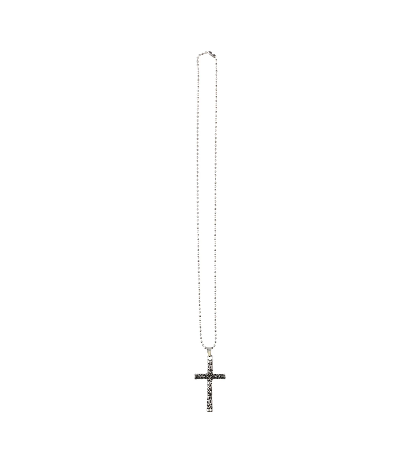 Round Cross Patern EX-31220405, Silver/Black (2A) - Image 2