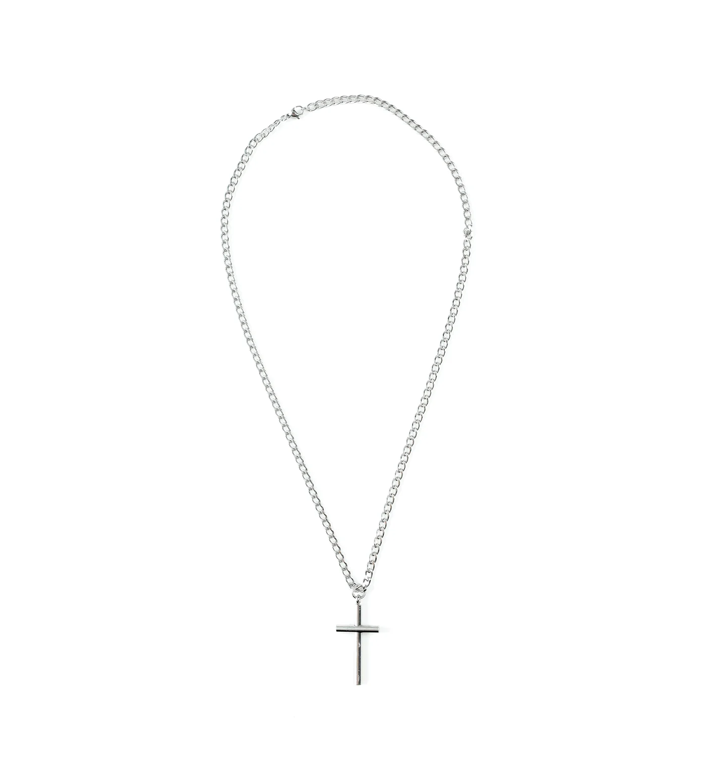Round Cross Stainless, Silver (1A) - Image 3