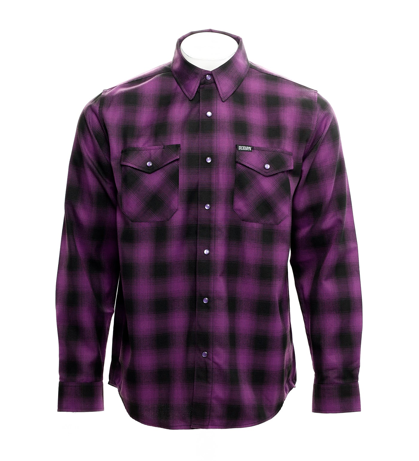 Royalty Heritage Flannel, Purple/Black