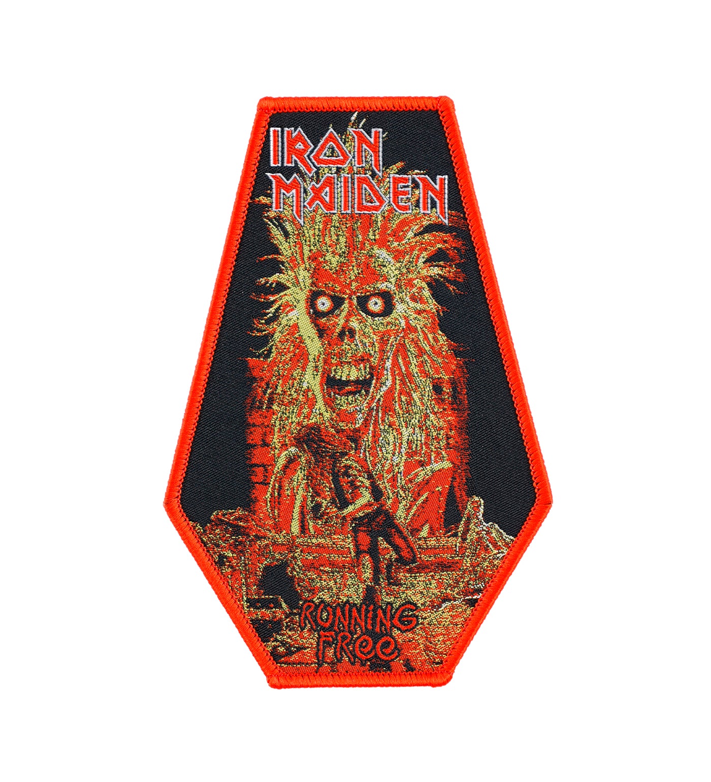 Running Free Coffin, Red Border