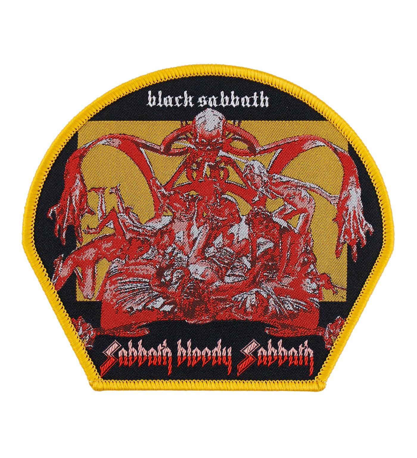 Sabbath Bloody Sabbath, Yellow Border