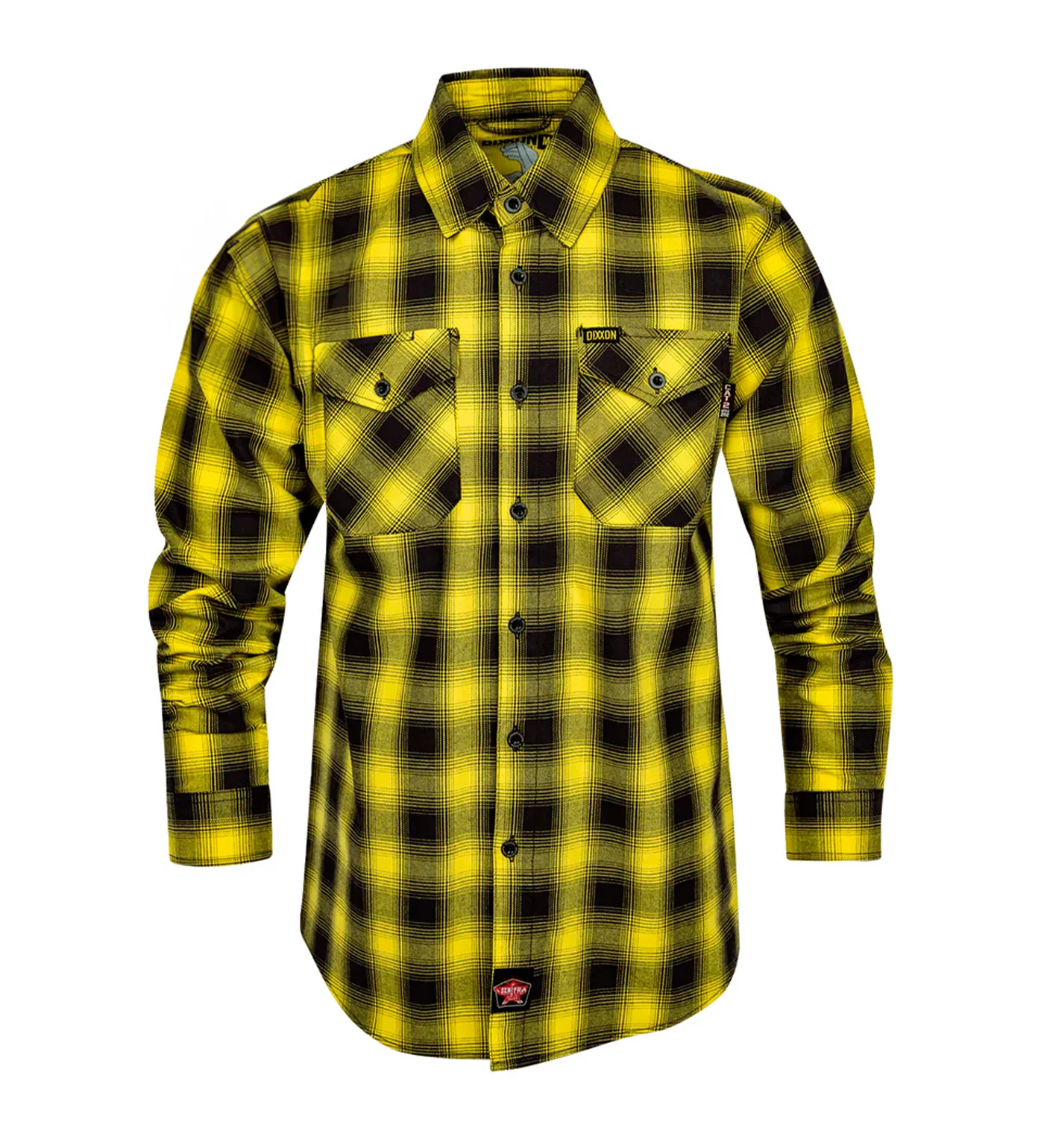 Safety Inspector FR Flannel, Yellow/Black