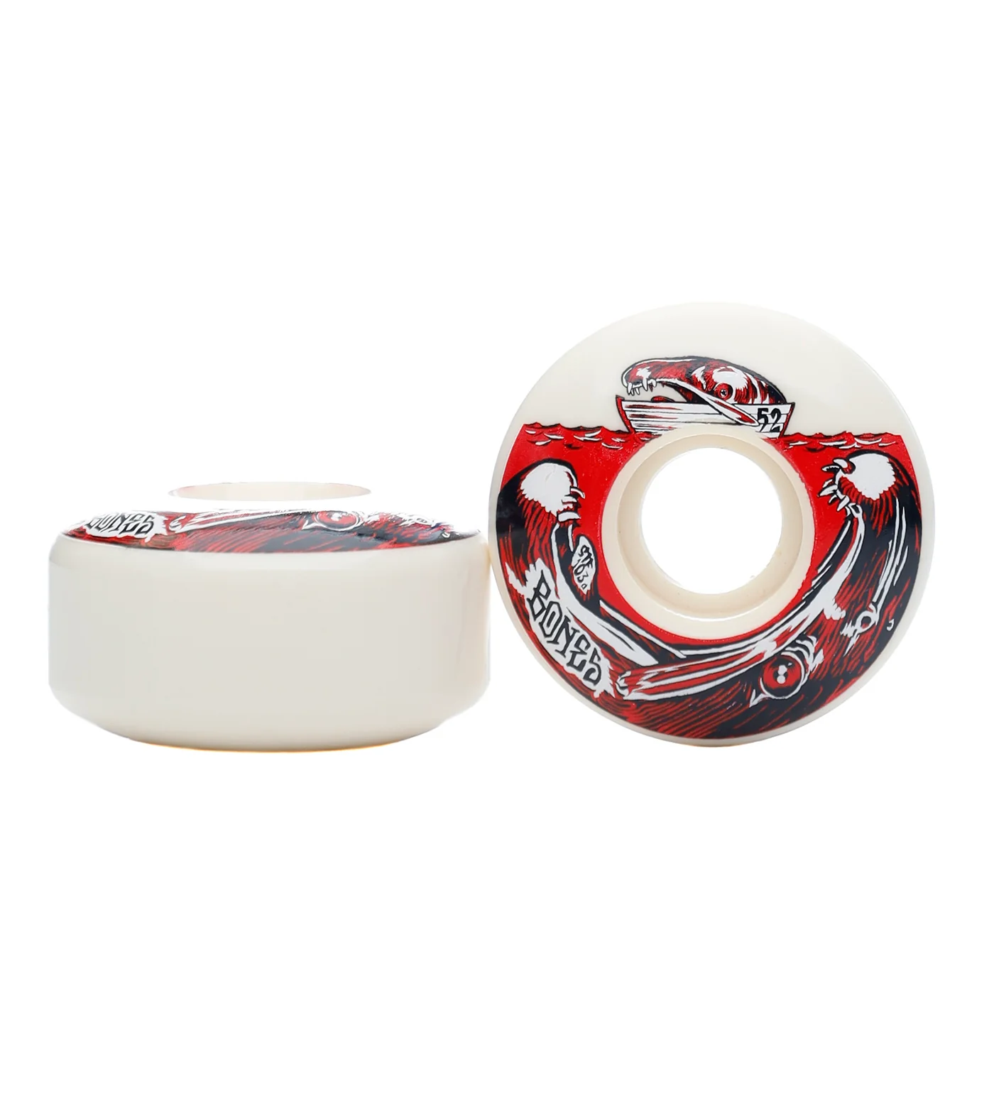 Salmon Dinner V3 Slims STF 103A, White/Red - Image 2
