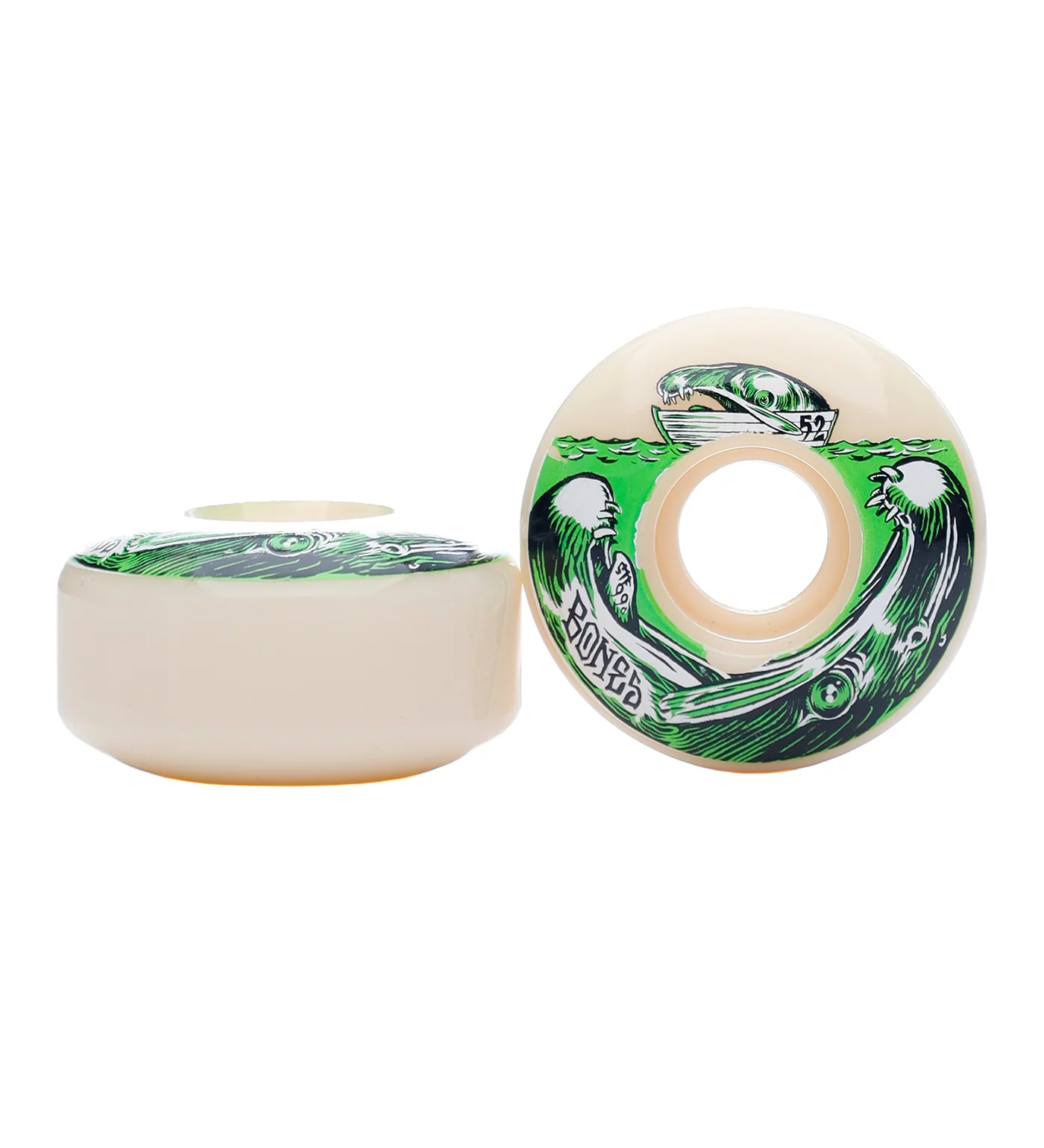 Salmon Dinner V3 Slims STF 99A, White/Green - Image 2