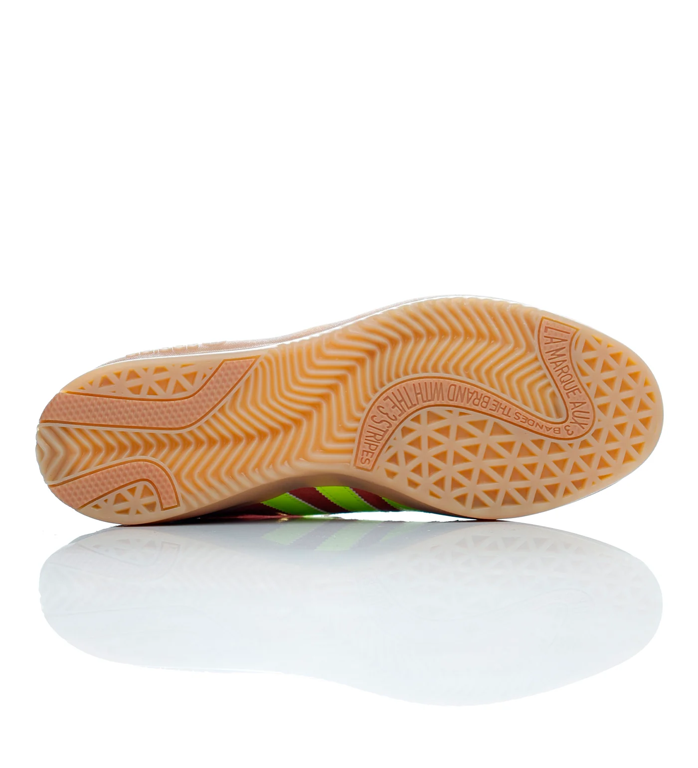 Samba Puig, Burgundy/Neon Yellow - Image 5