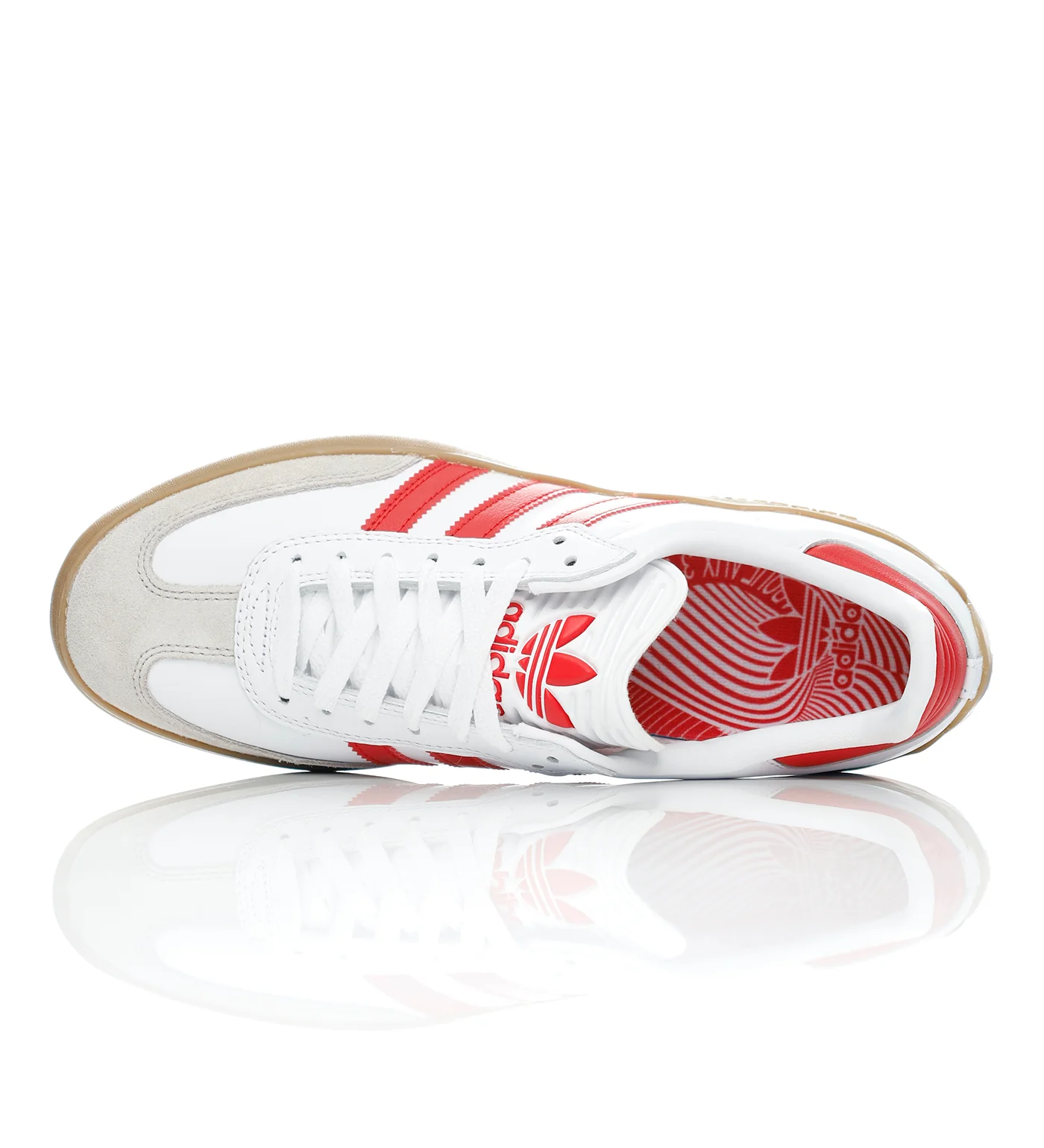 Samba Puig, White/Red/Gum - Image 4