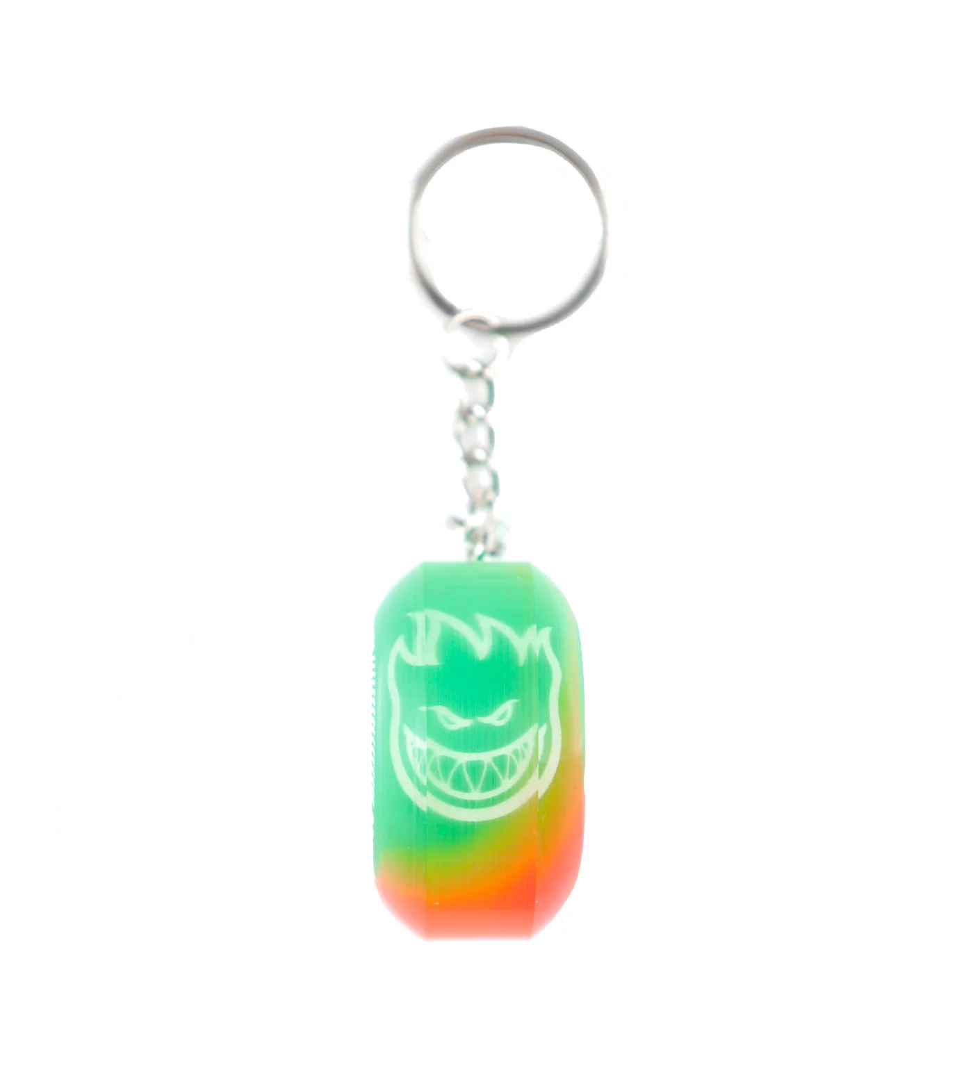 Sapphire Wheels Keychain, Neon Green/Red - Image 2