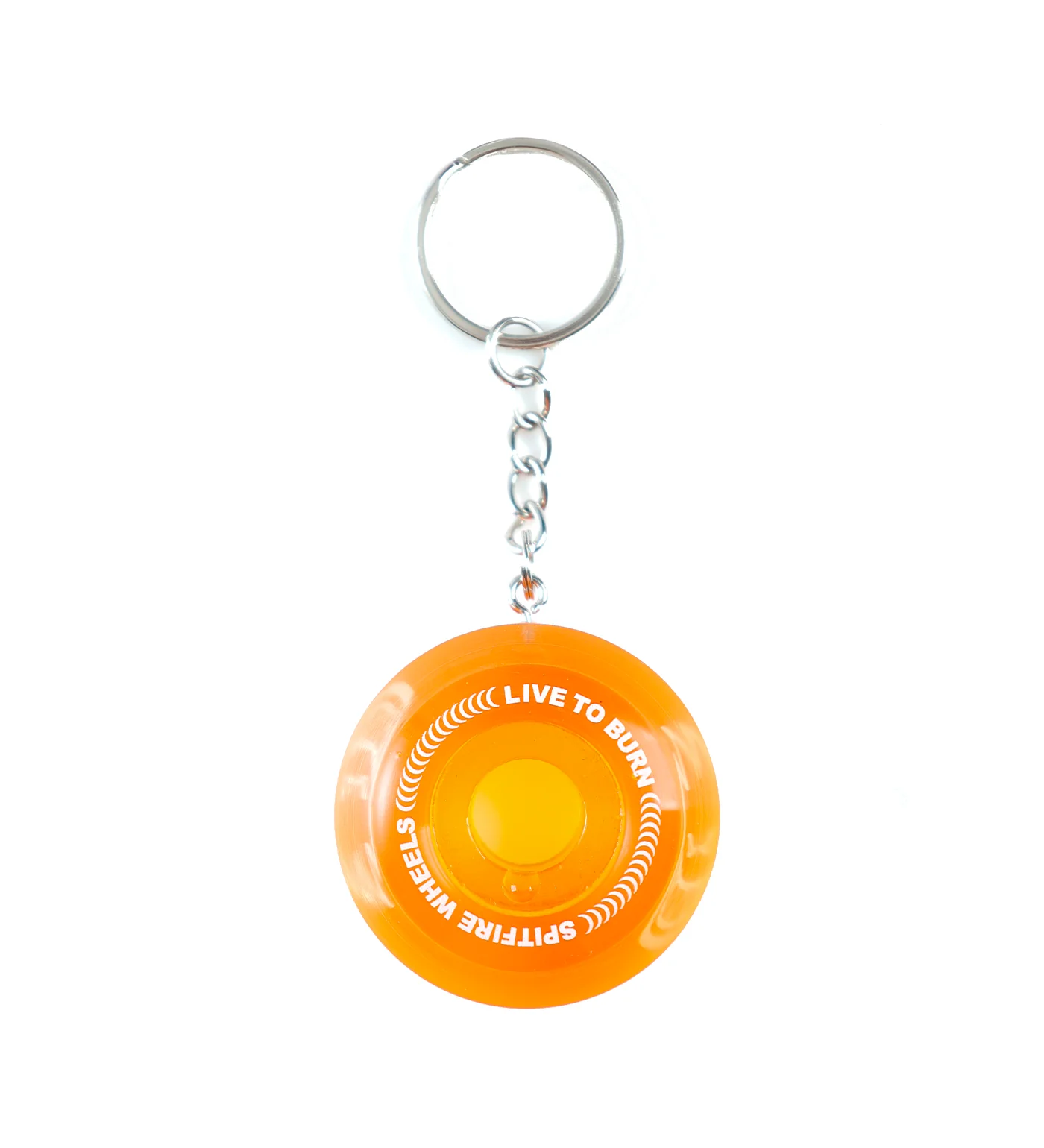 Sapphire Wheels Keychain, Orange