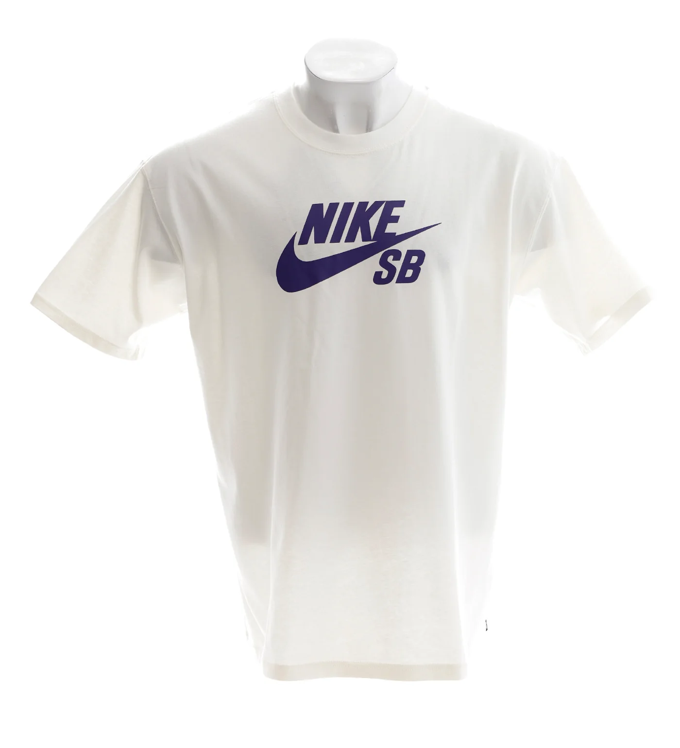 SB Logo, Cream/Blackberry