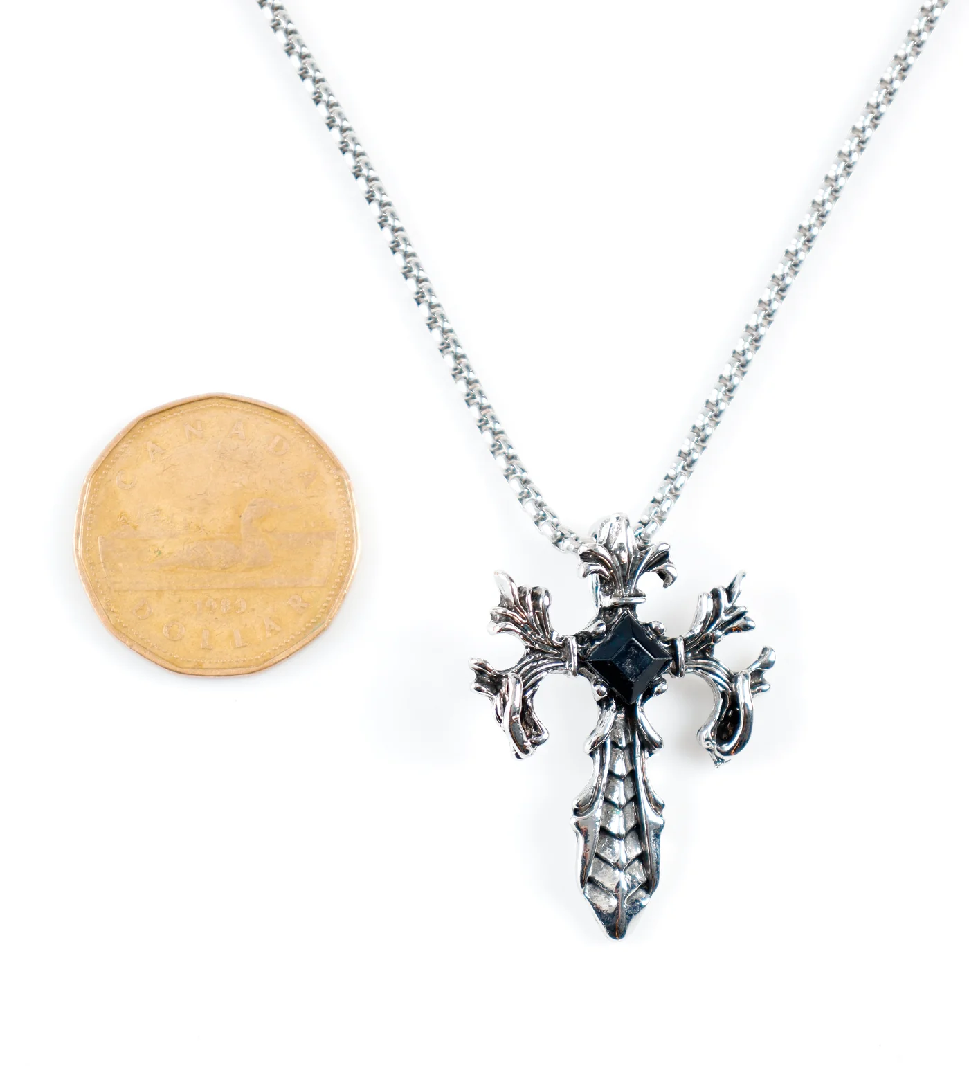 Scaled Black Cross, Silver (2A) - Image 2