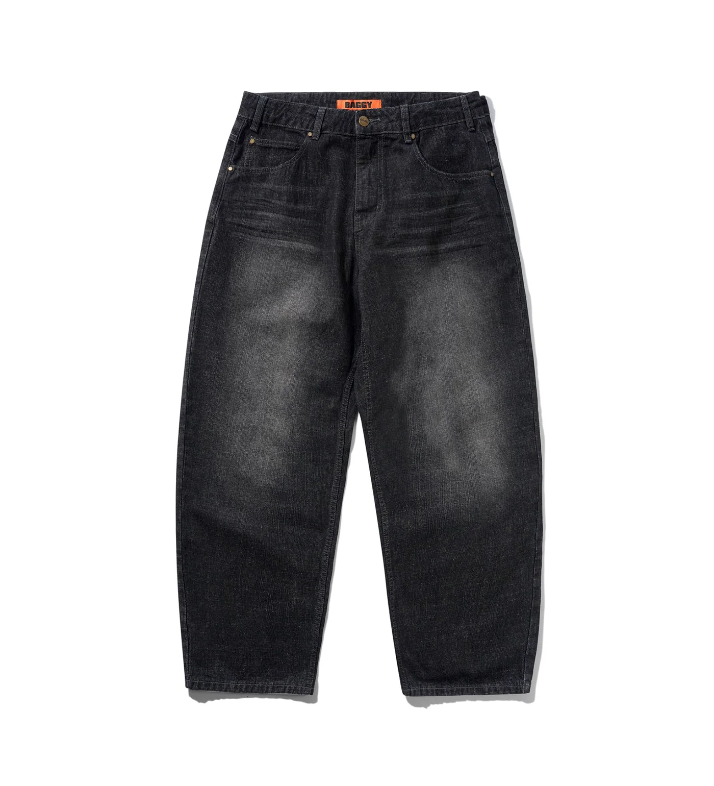 Scorpion Stitch - BAGGY, Slub Black