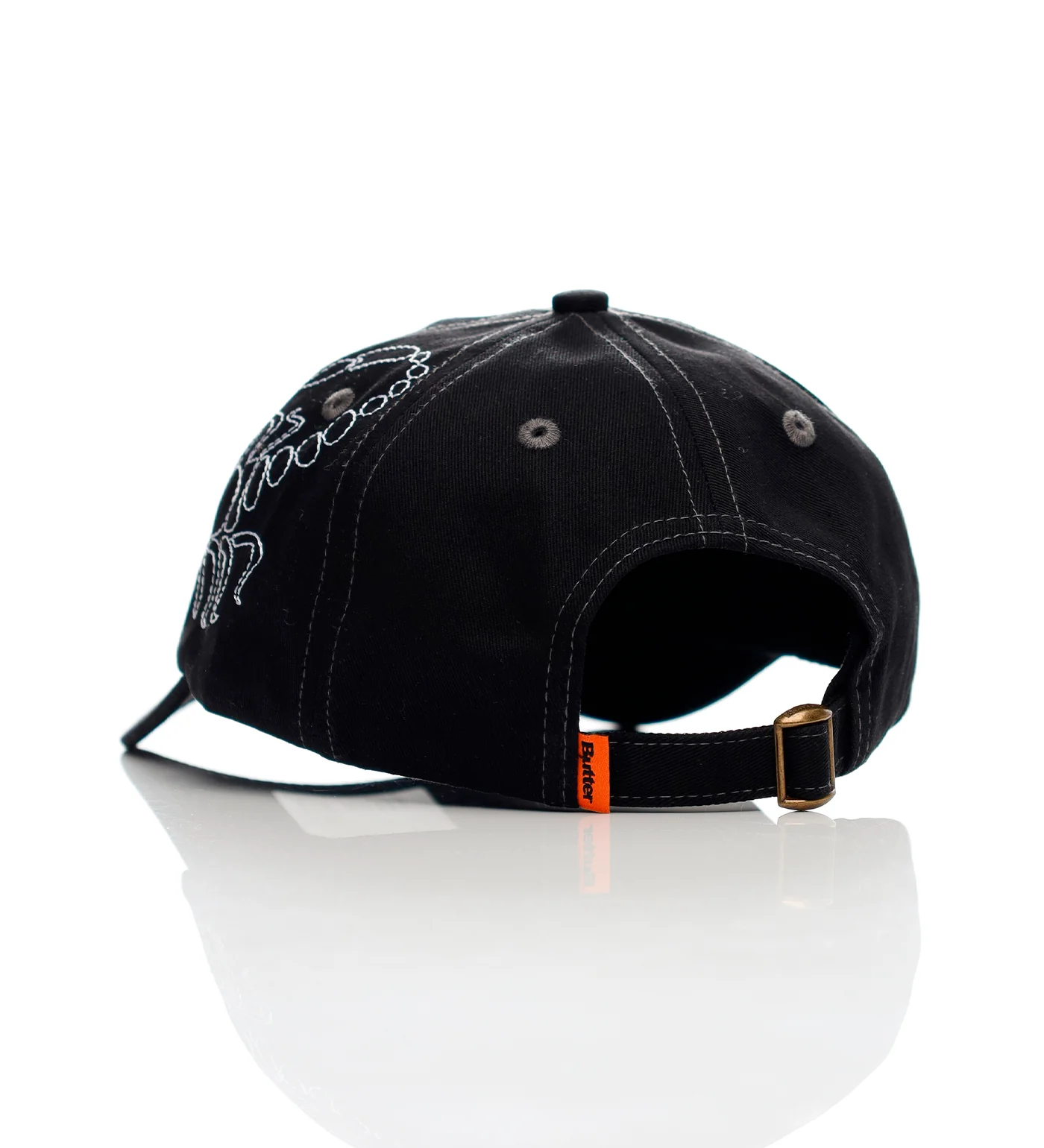 Scorpions 6 Panel Strapback, Black - Image 2