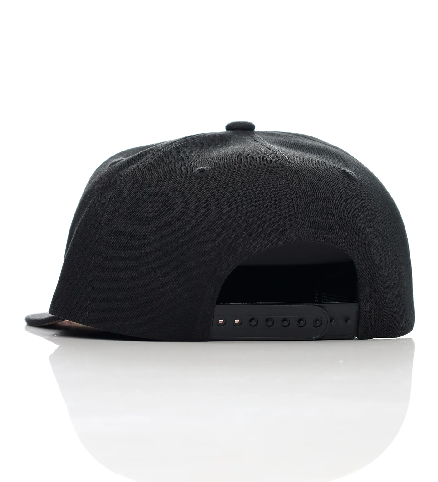 Scratch Logo Snapback, Black - Image 2